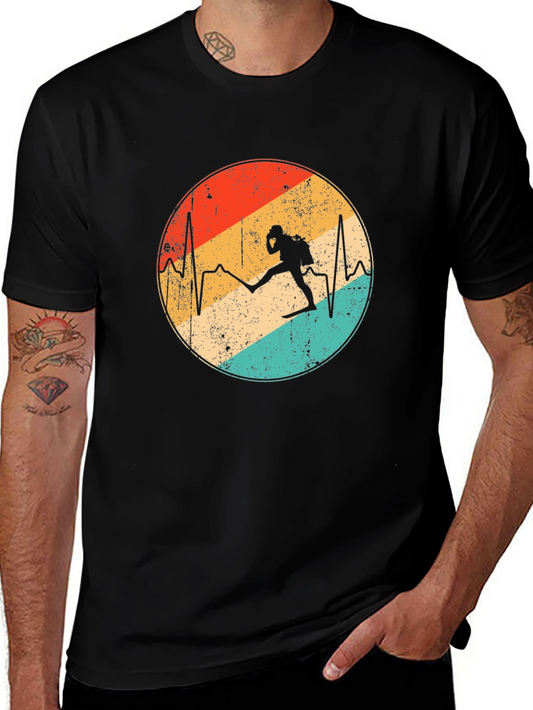Diver Heartbeat Graphic Tee - Dive into Style!