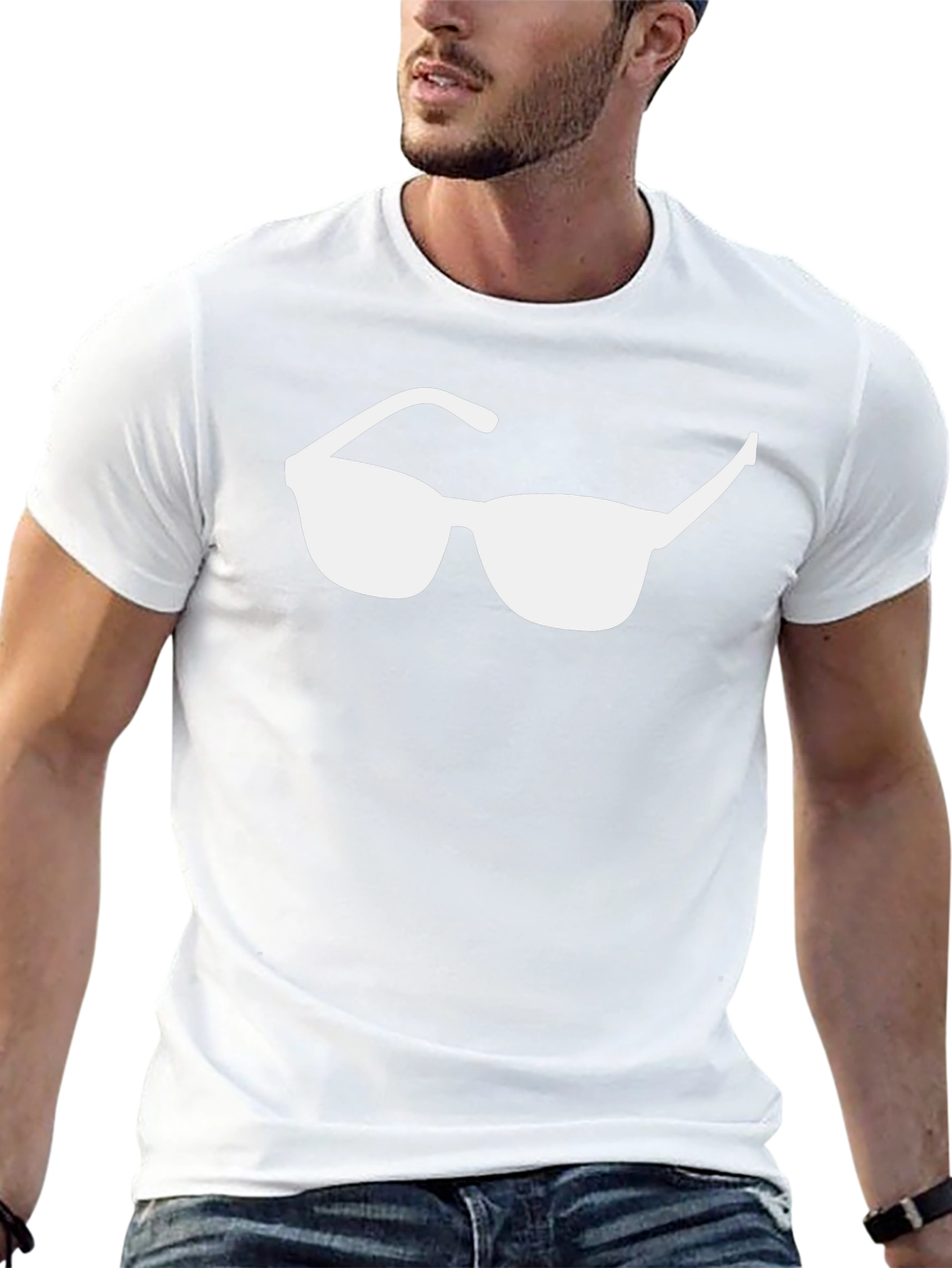 Sunglasses Graphic Black T-Shirt