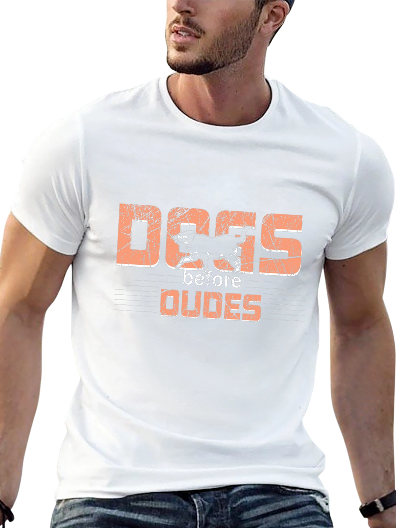 Dogs Before Dudes Graphic T-Shirt