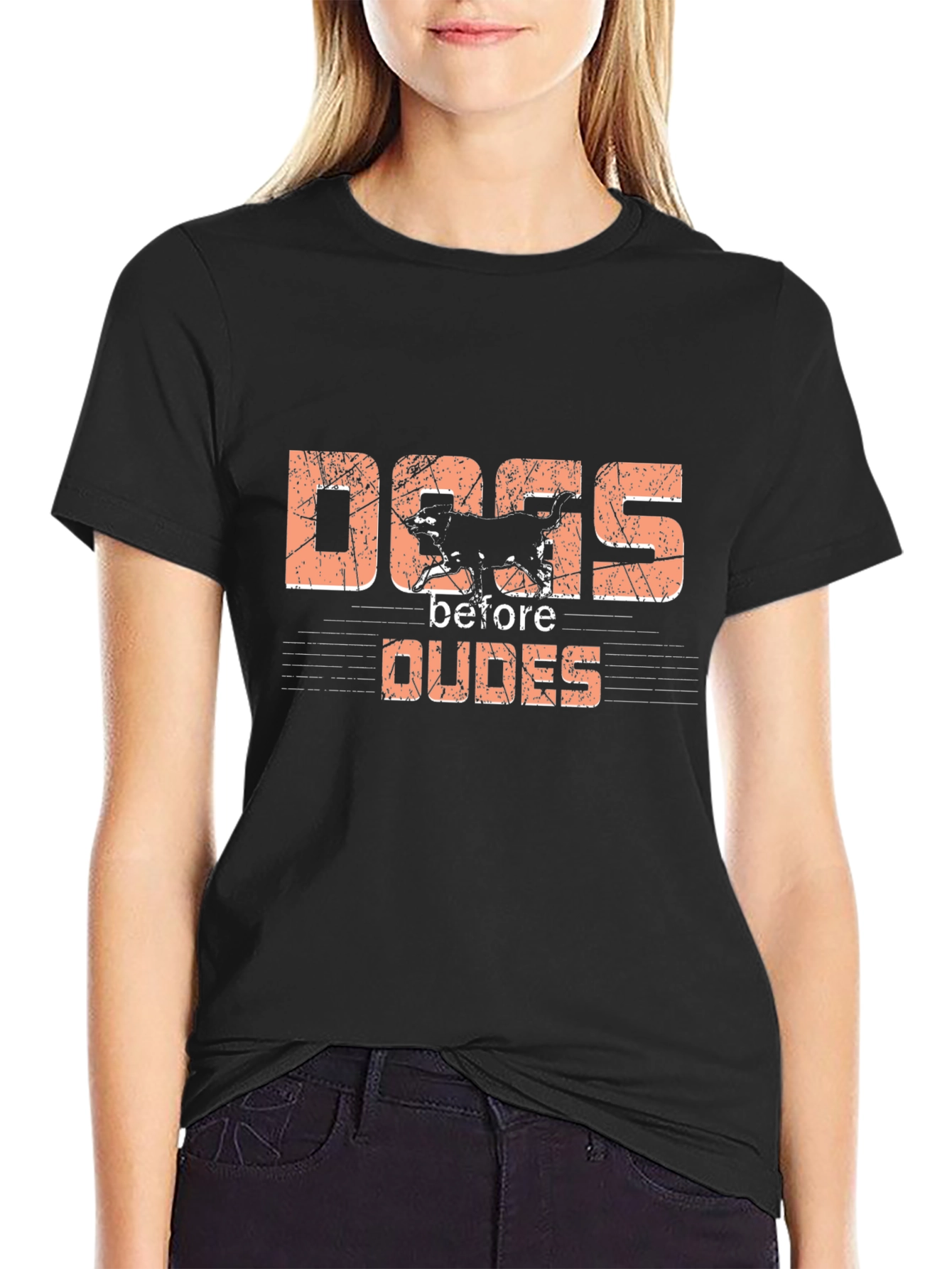 Dogs Before Dudes Graphic T-Shirt