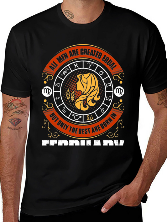 Virgo Zodiac All Men Are Created Equal T-Shirt
