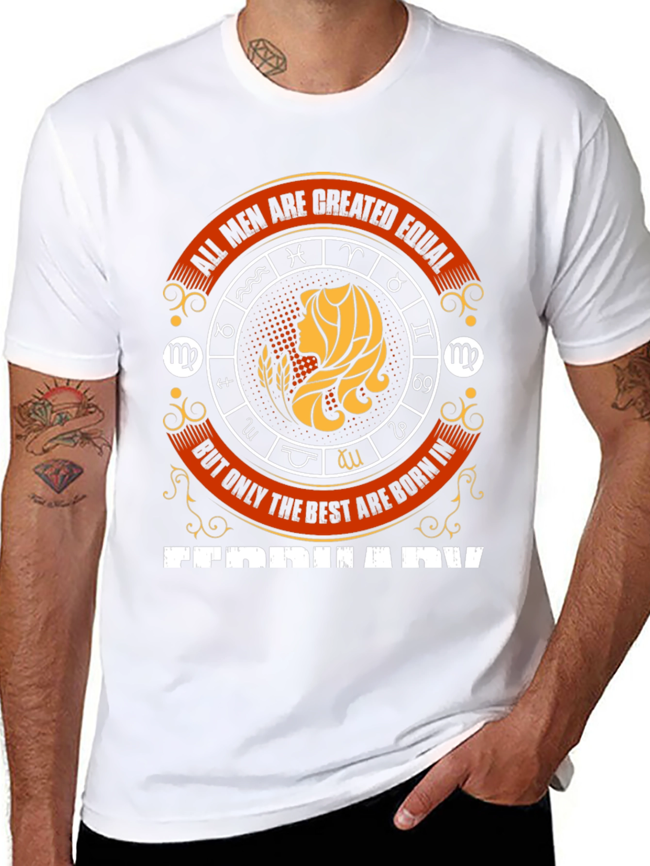 Virgo Zodiac All Men Are Created Equal T-Shirt