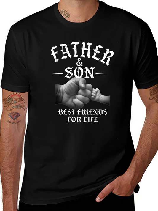 Father & Son Best Friends Graphic T-Shirt