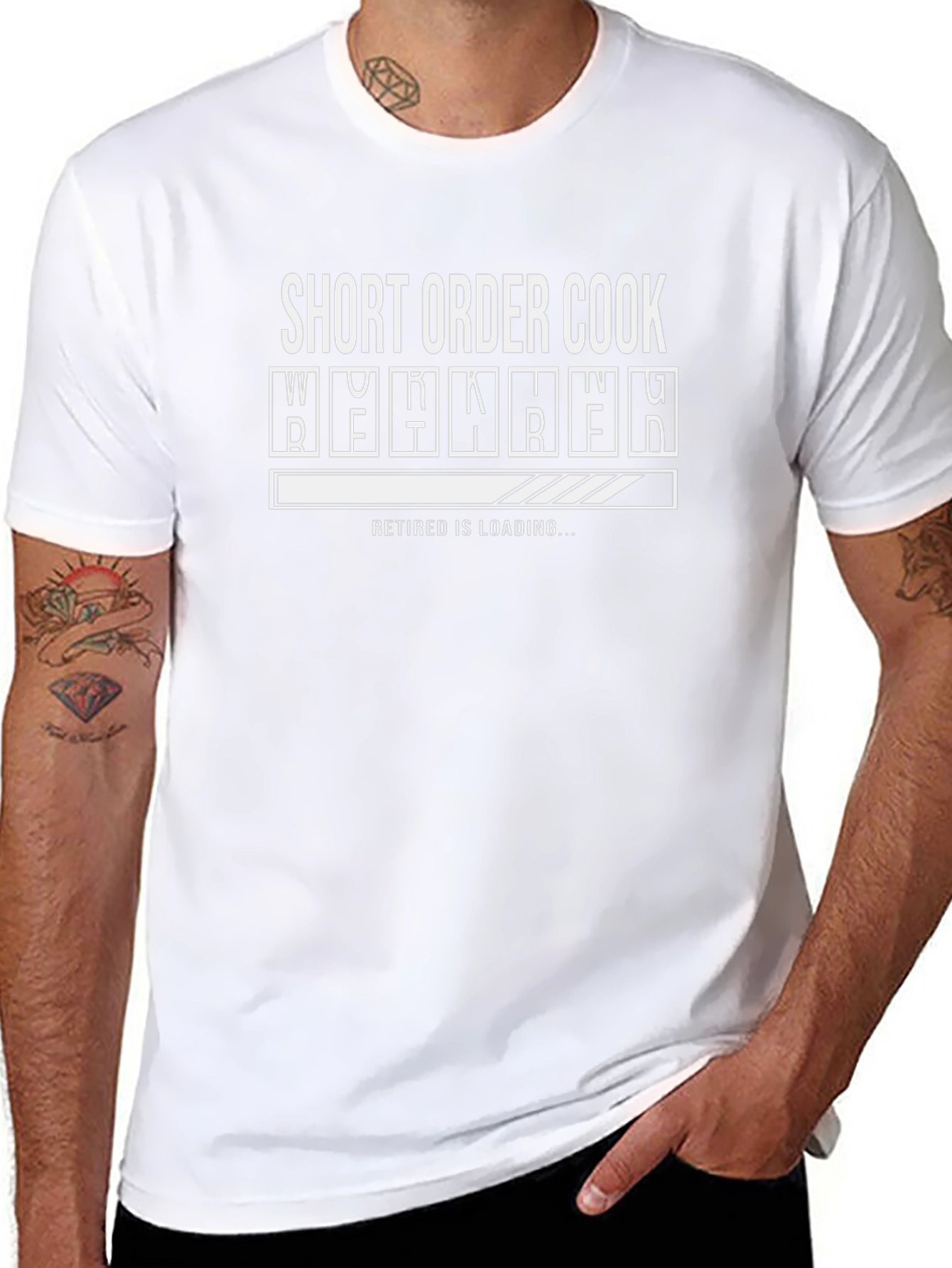 Short Order Cook Retirement Loading T-Shirt