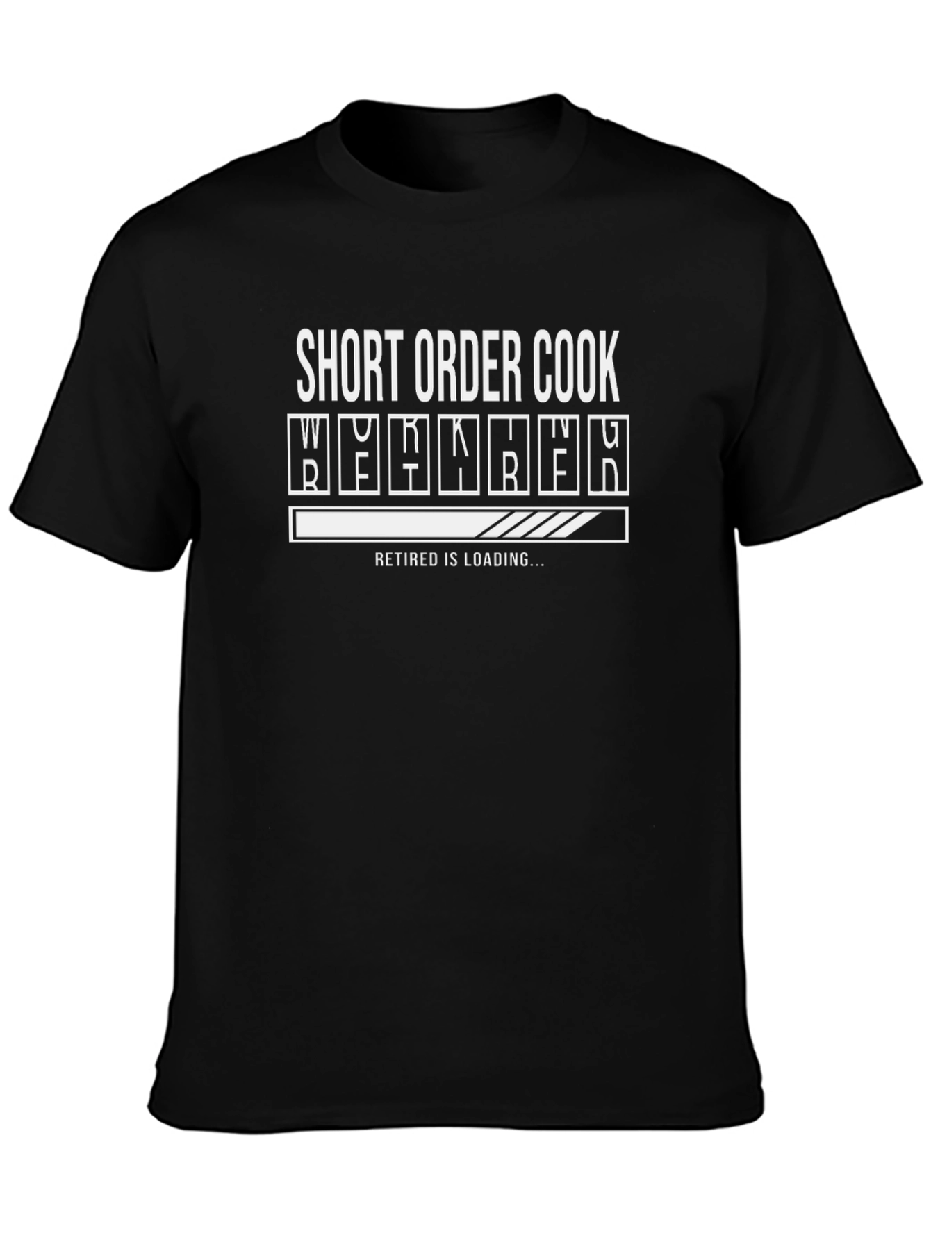 Short Order Cook Retirement Loading T-Shirt