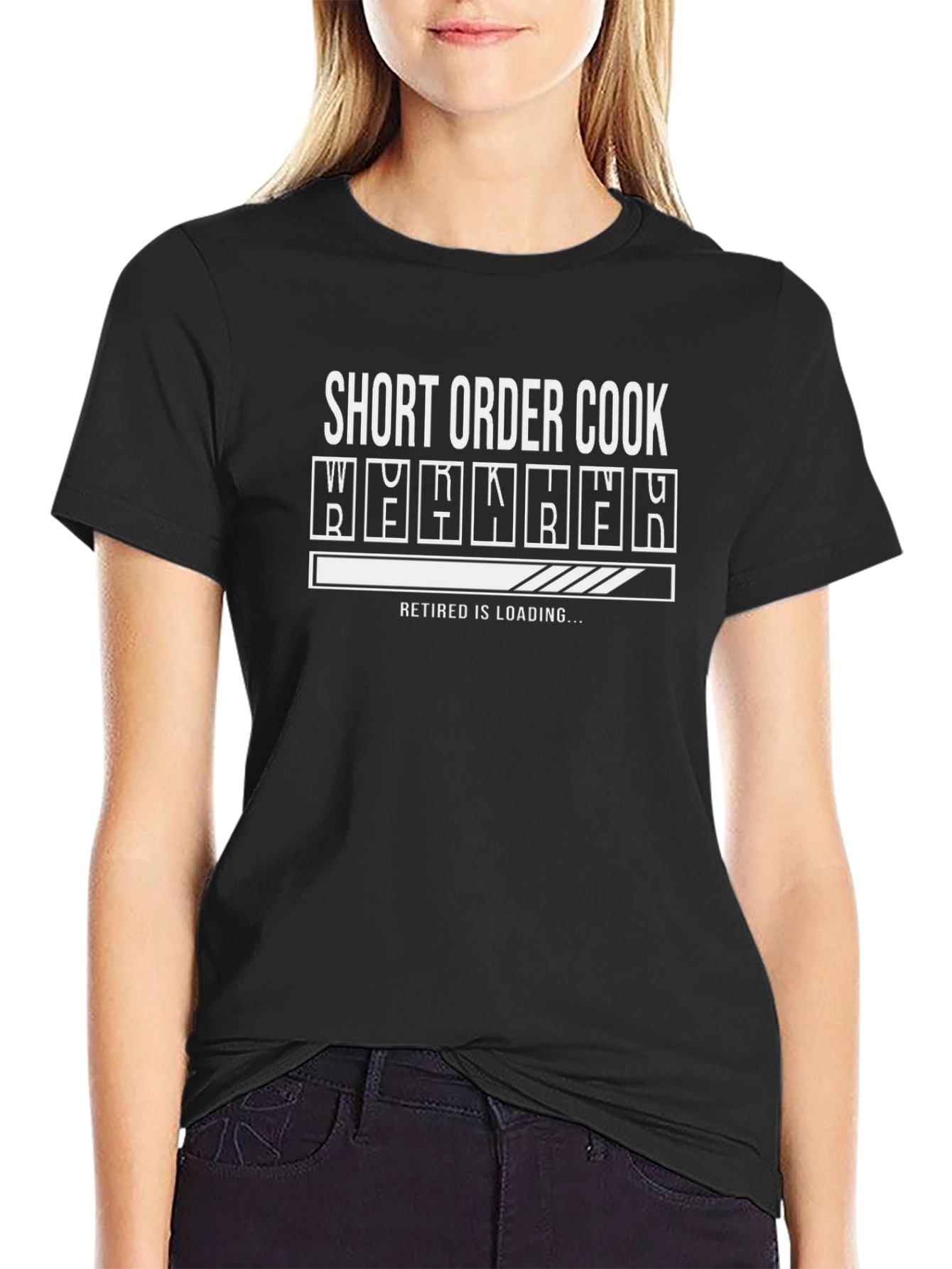 Short Order Cook Retirement Loading T-Shirt