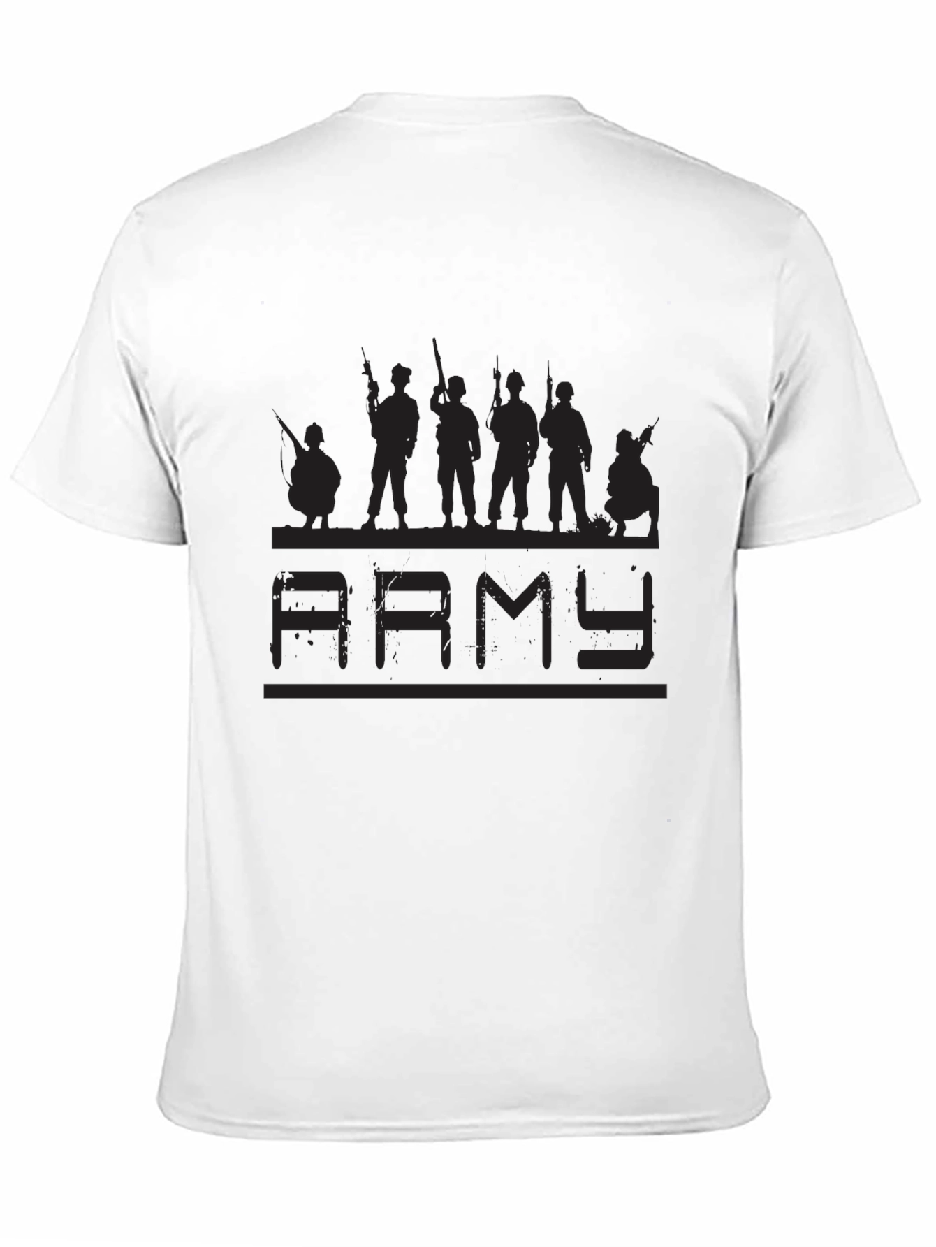 Army Graphic Black T-Shirt
