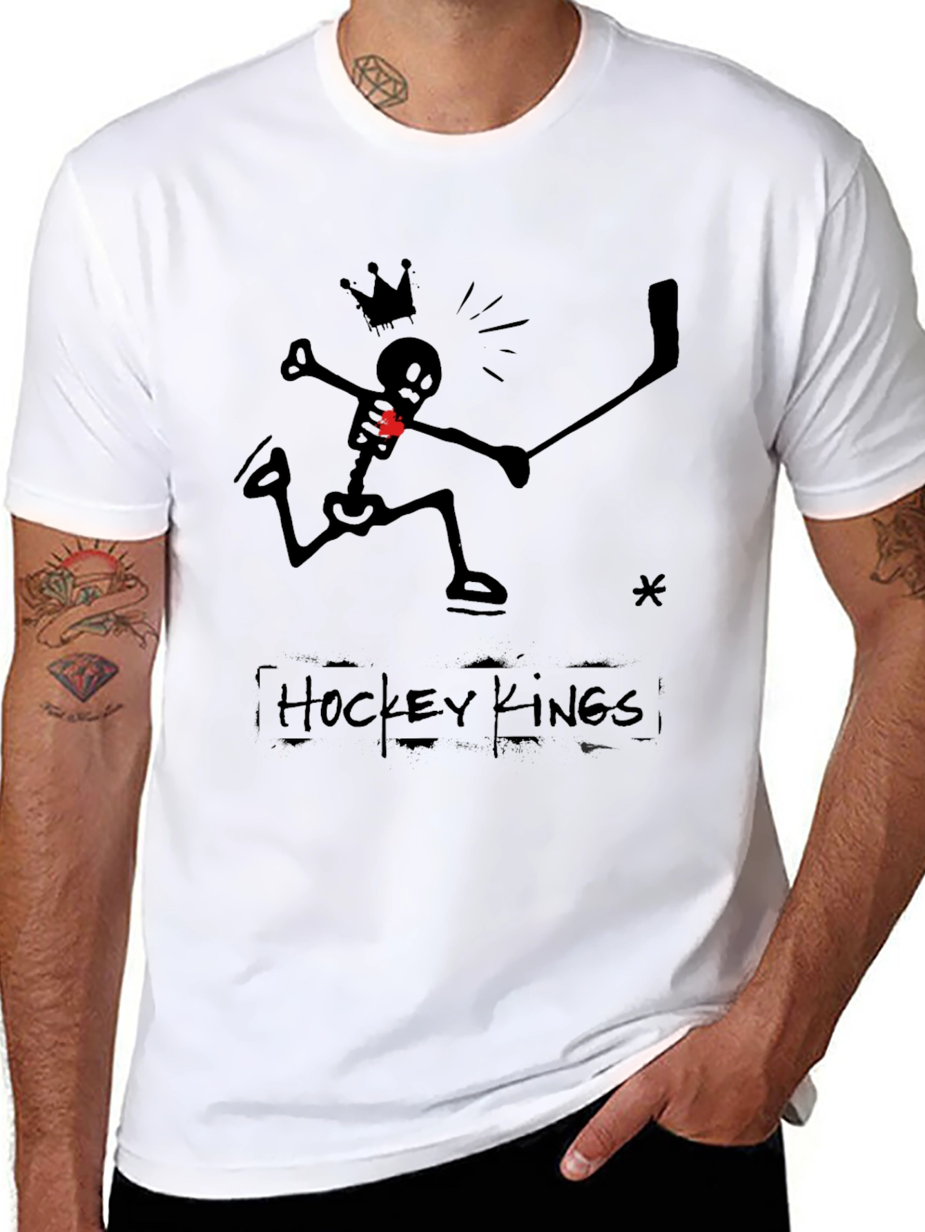 Hockey Kings Black T-Shirt