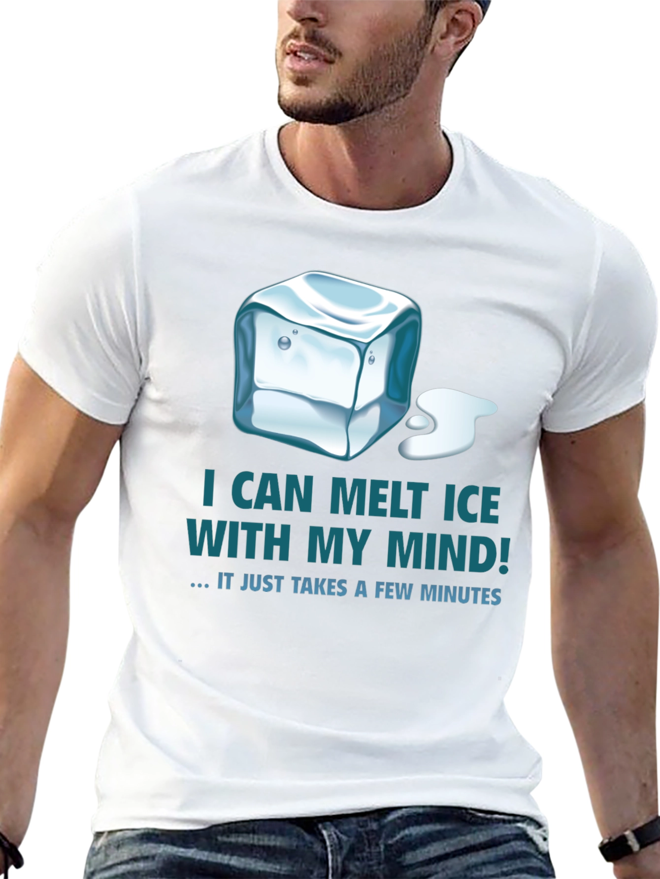 Mind Over Ice T-Shirt - Funny Graphic Tee