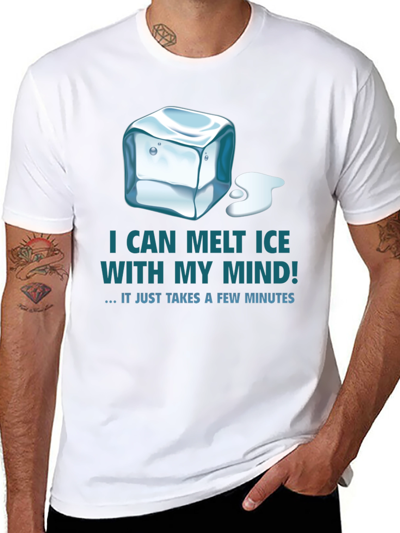 Mind Over Ice T-Shirt - Funny Graphic Tee