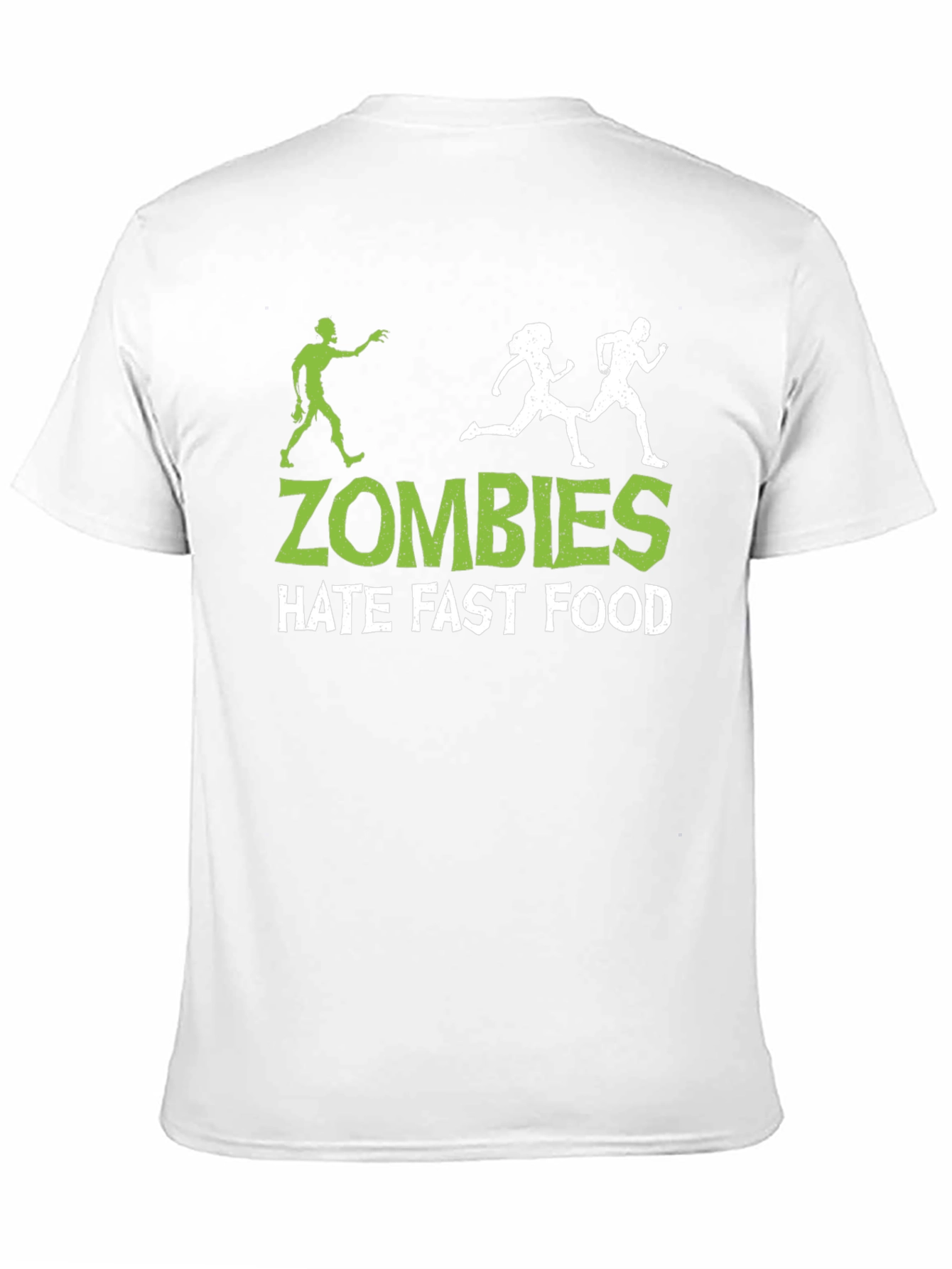 Zombies Hate Fast Food Graphic Tee