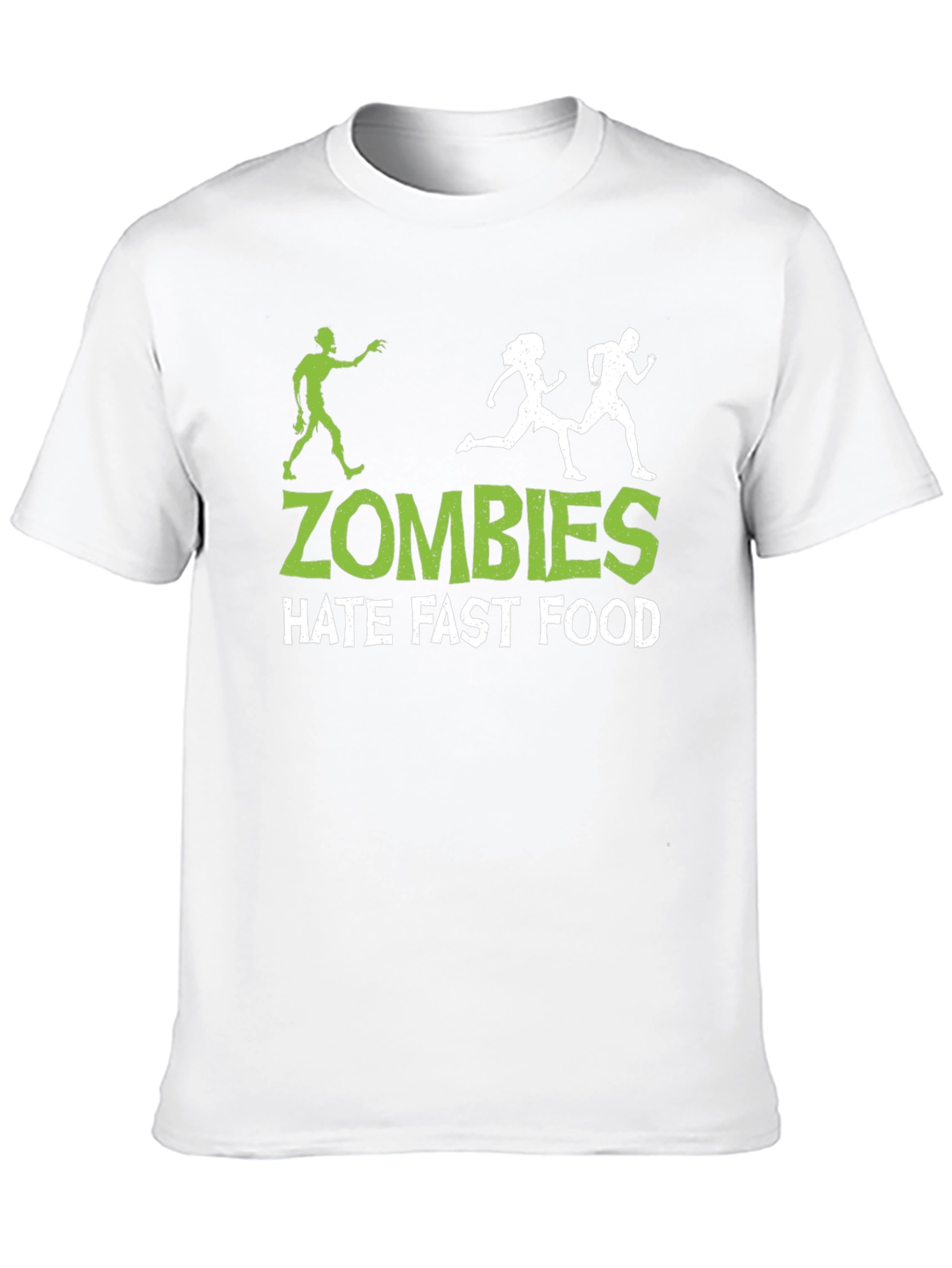 Zombies Hate Fast Food Graphic Tee