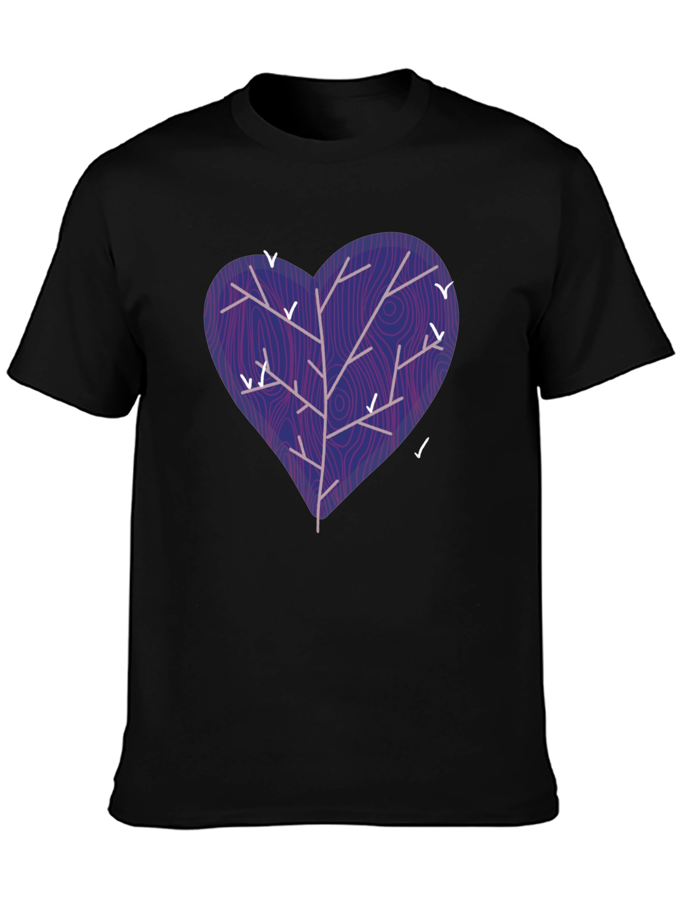 Heart Tree Graphic T-Shirt - Unique Design