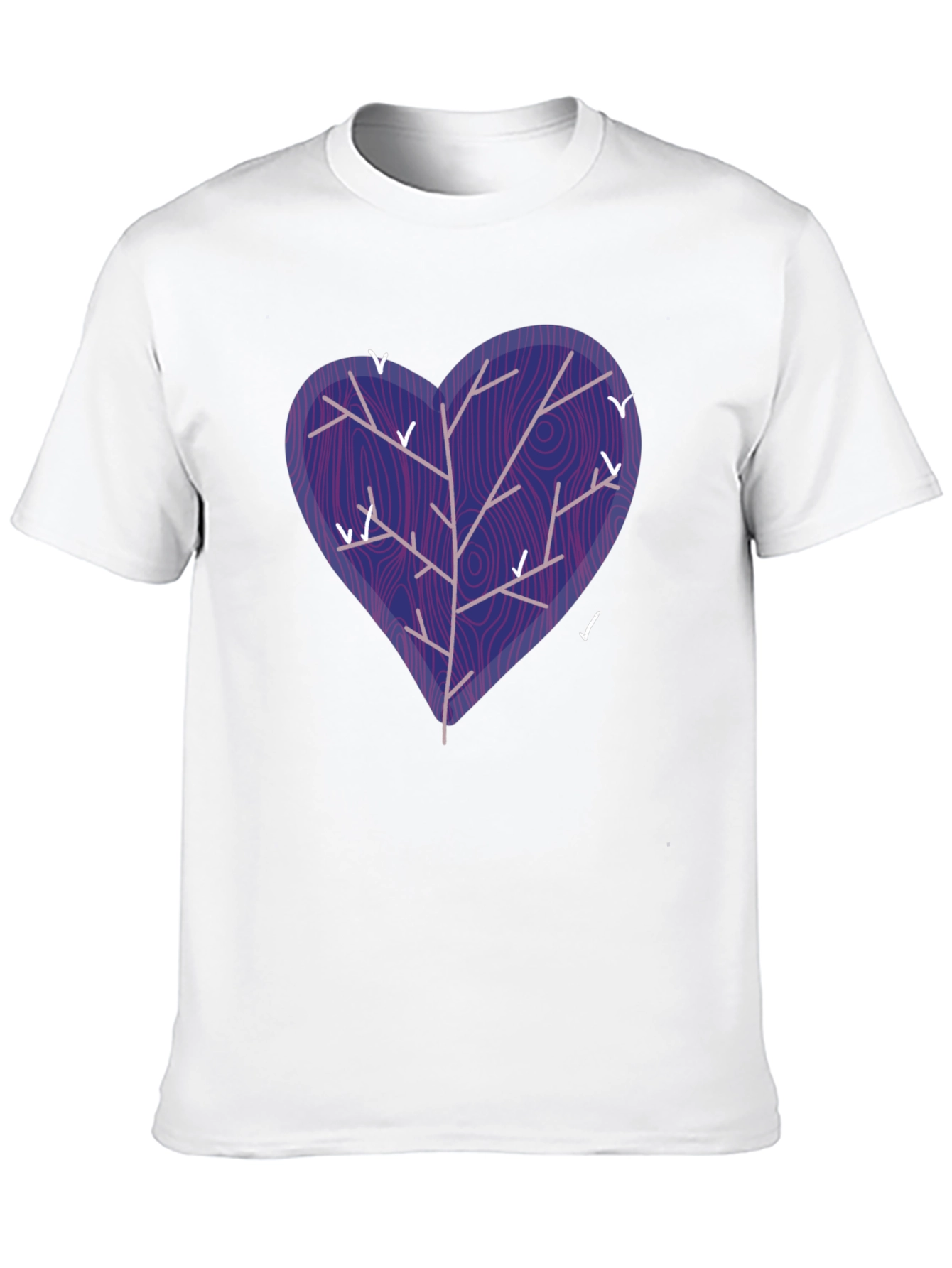 Heart Tree Graphic T-Shirt - Unique Design