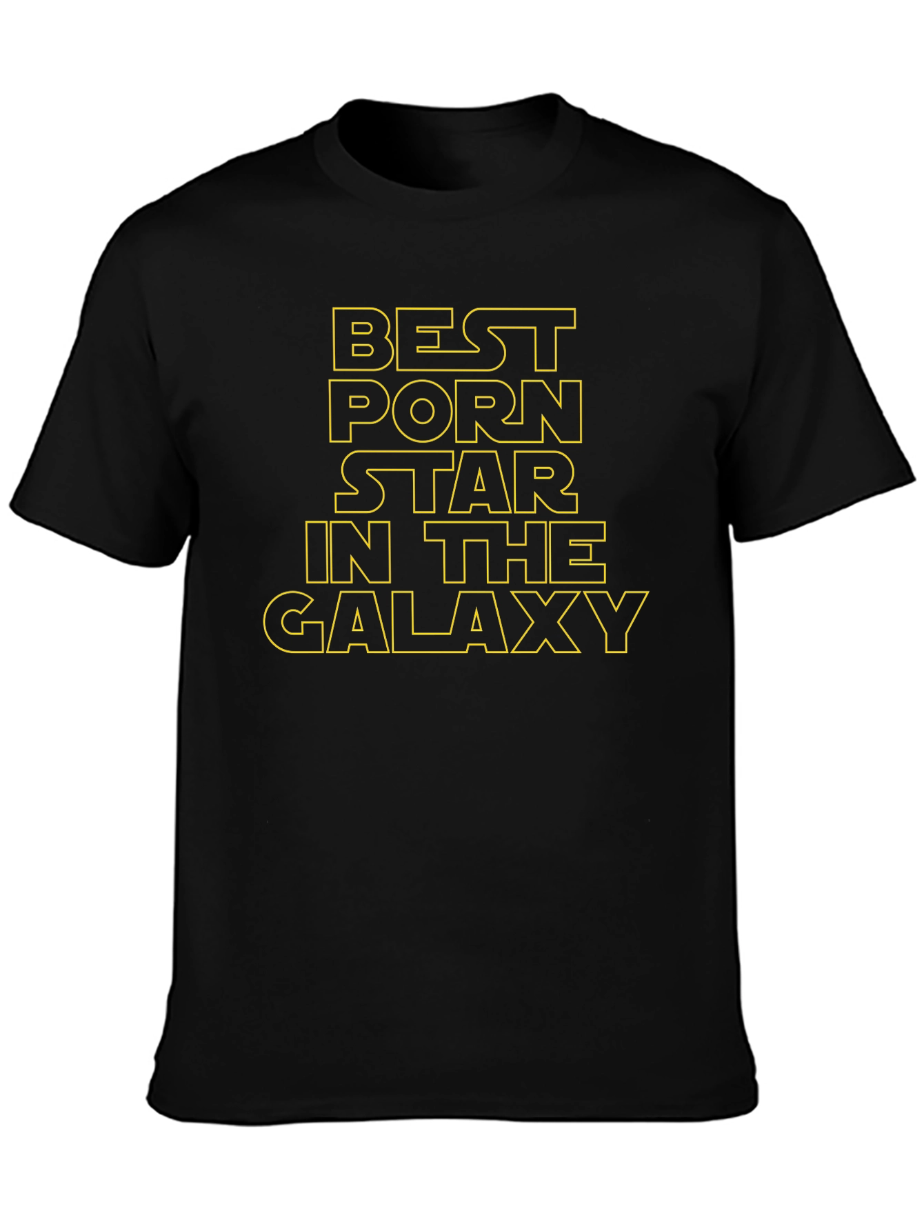 Best Porn Star in the Galaxy Black T-Shirt