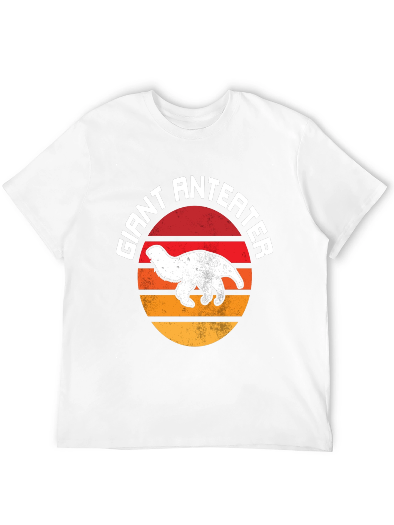Giant Anteater Sunset Graphic Tee - Black