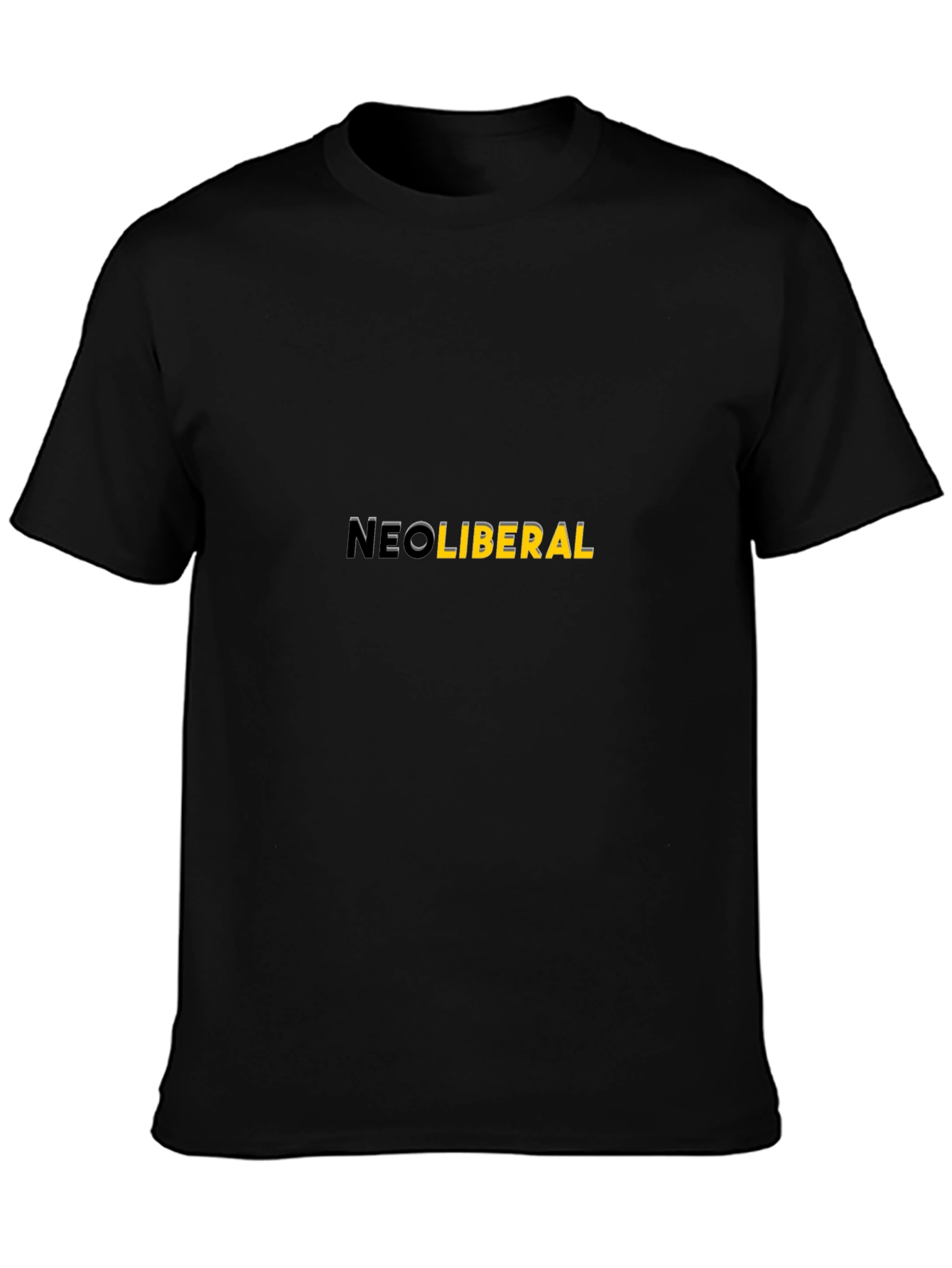 Neoliberal Graphic Tee - Black Unisex T-Shirt