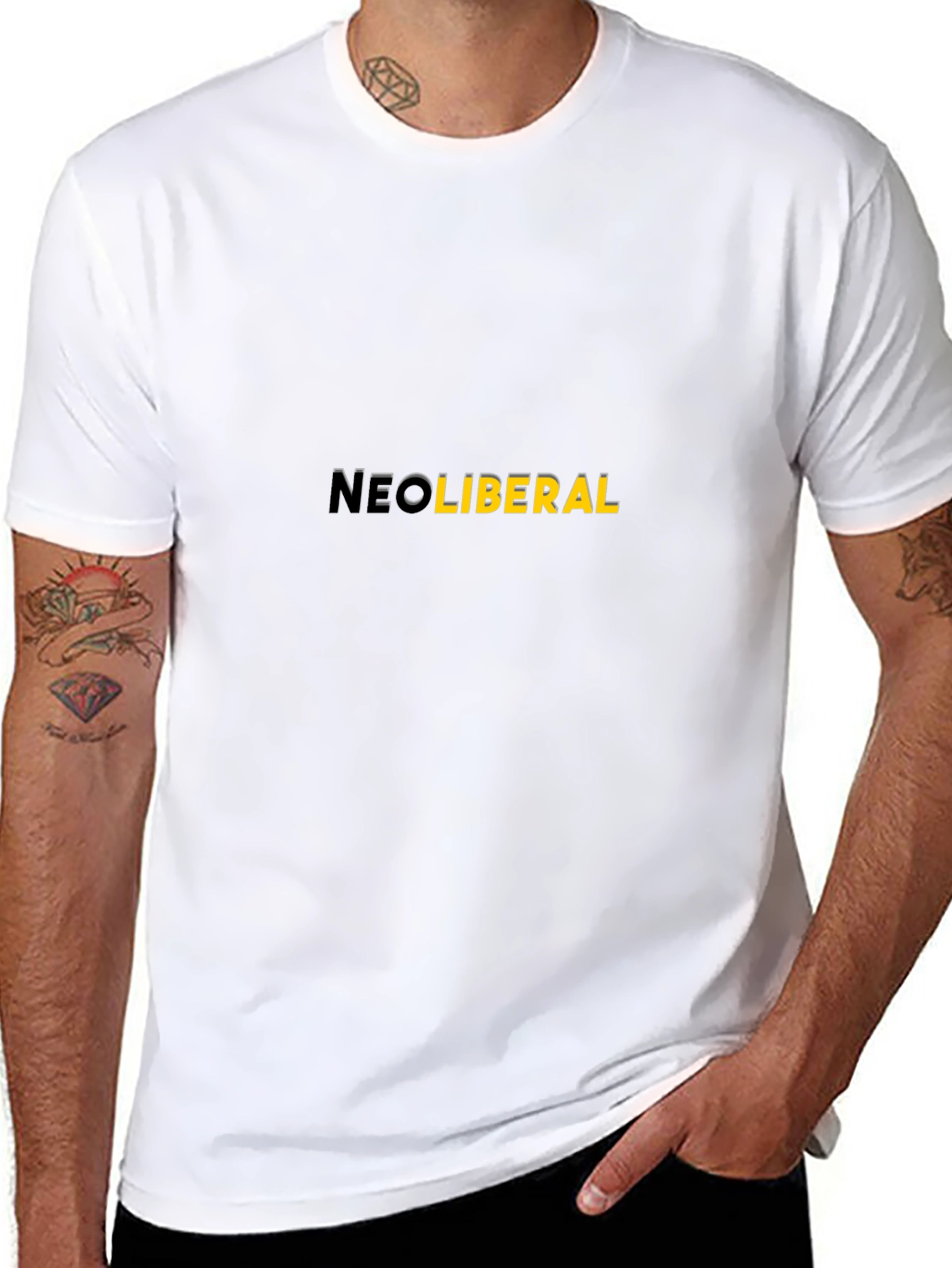 Neoliberal Graphic Tee - Black Unisex T-Shirt
