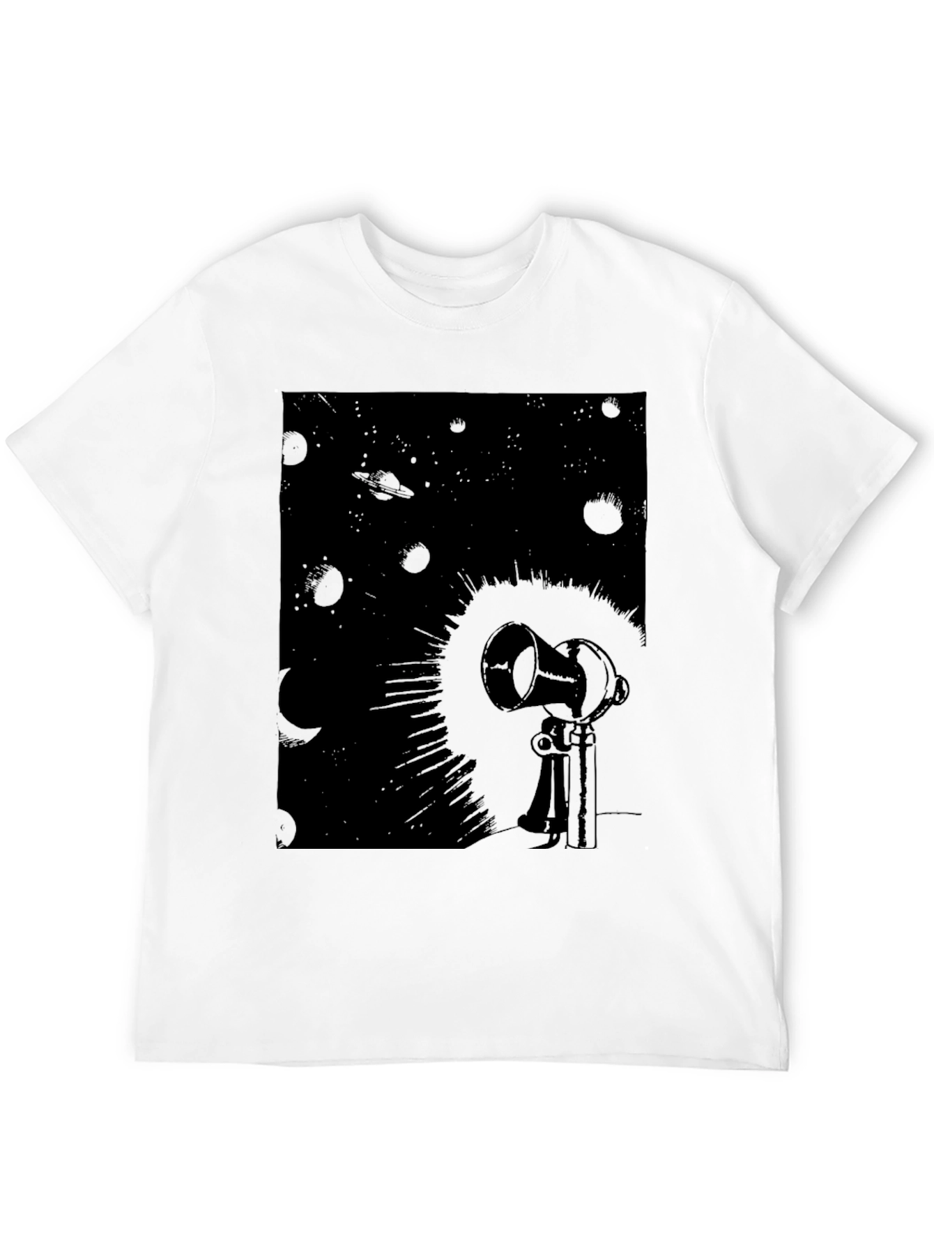 Telescope Graphic Tee - Black