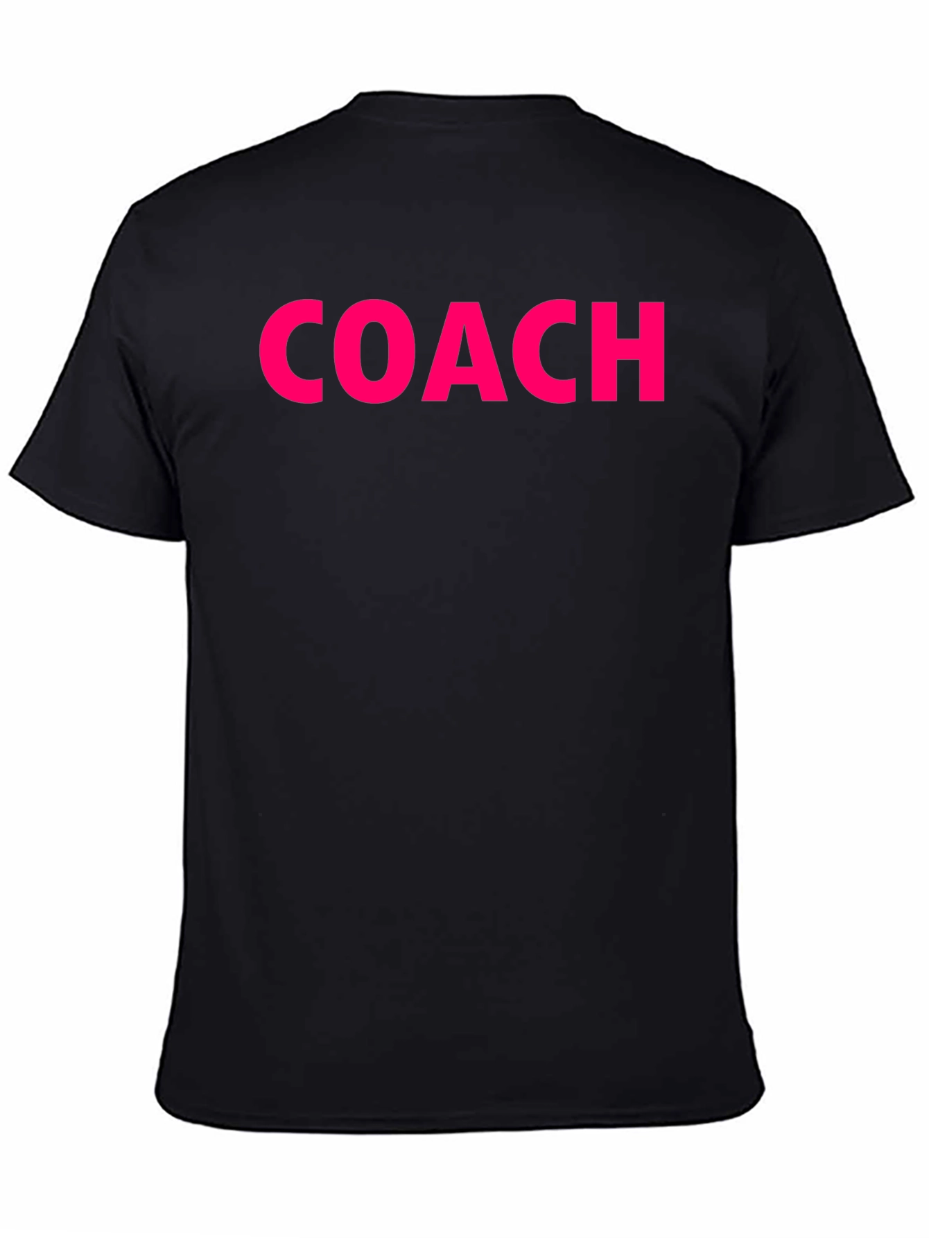 Coach Graphic Tee - Black Cotton Training Shirt
