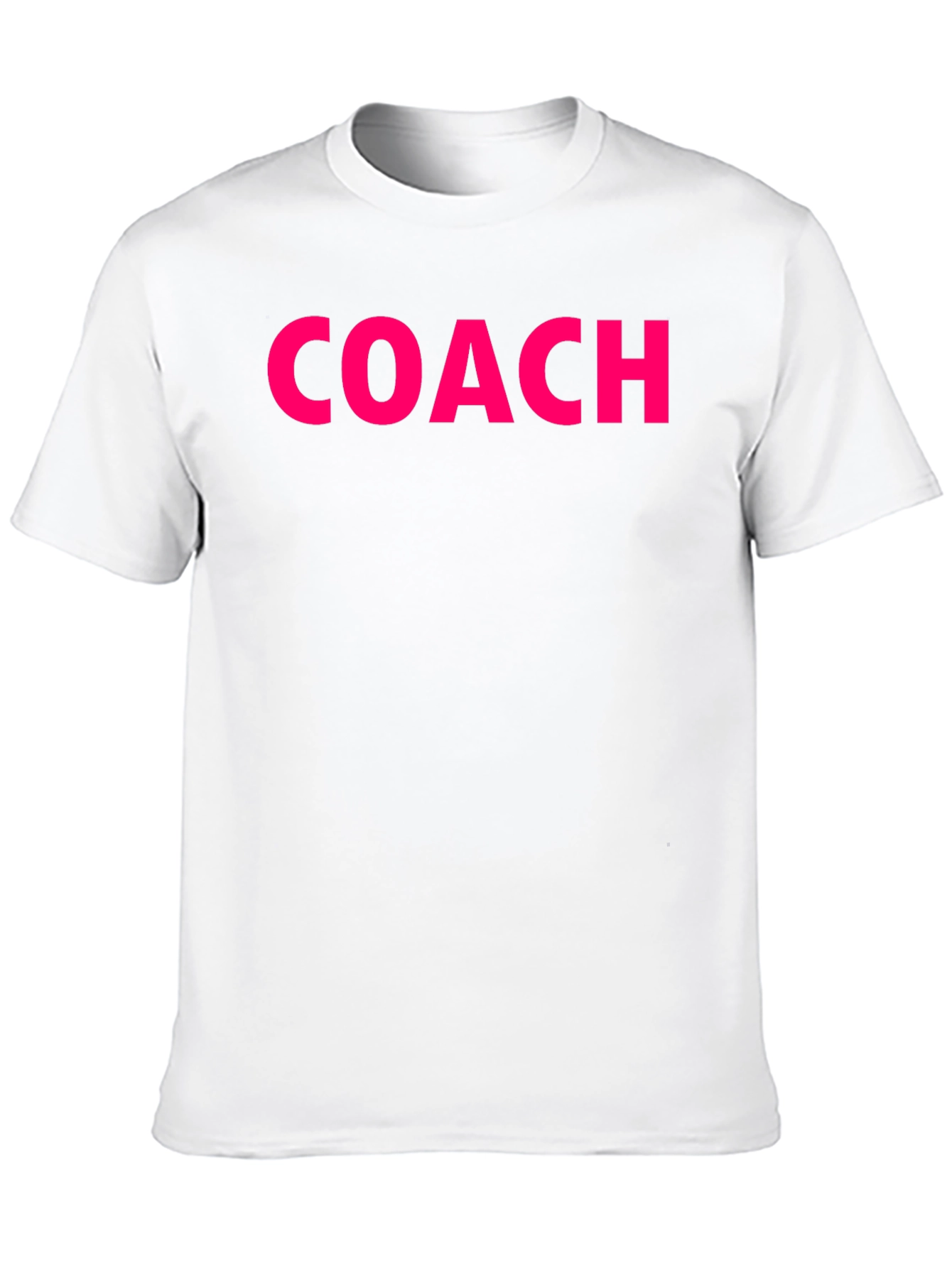 Coach Graphic Tee - Black Cotton Training Shirt