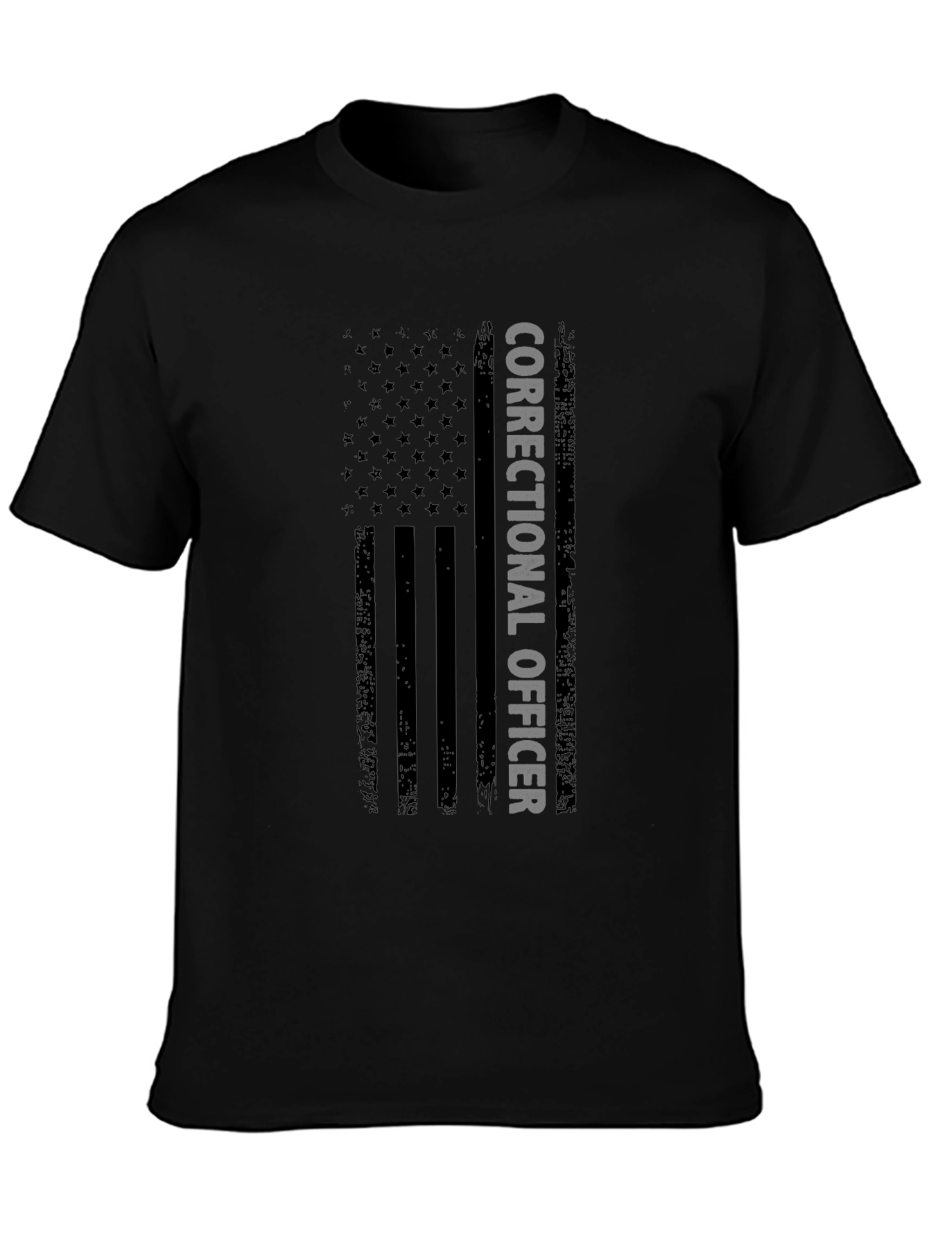 Correctional Officer Flag Graphic Tee