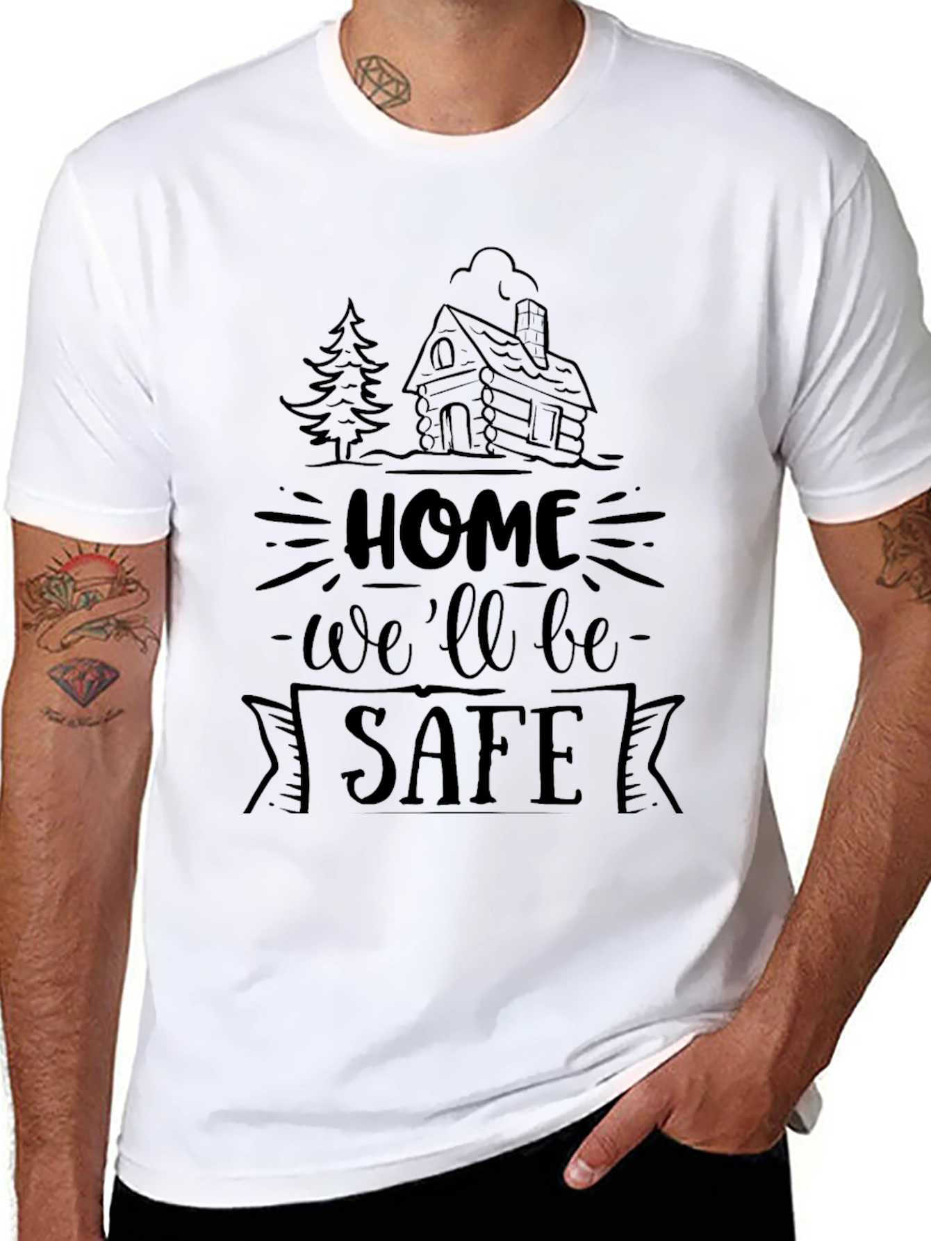 Home Well Be Safe Graphic Tee