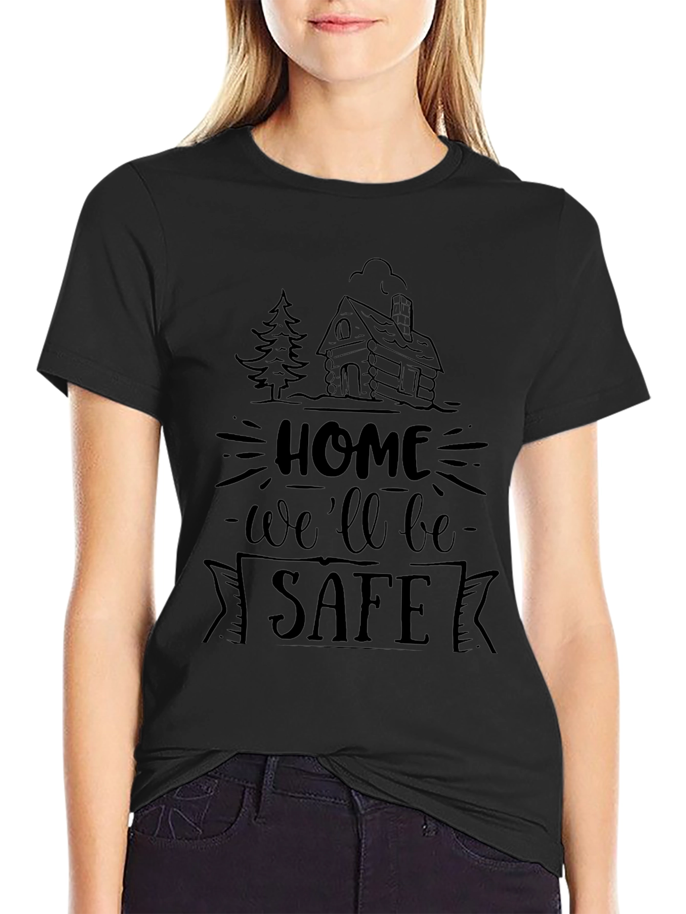 Home Well Be Safe Graphic Tee
