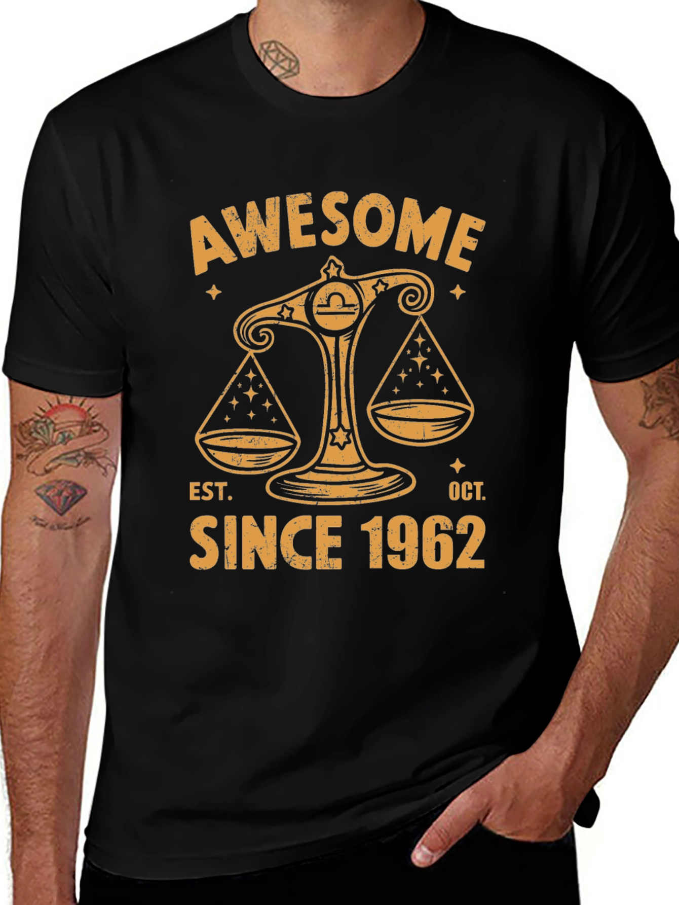 Awesome Since 1962 Libra T-Shirt