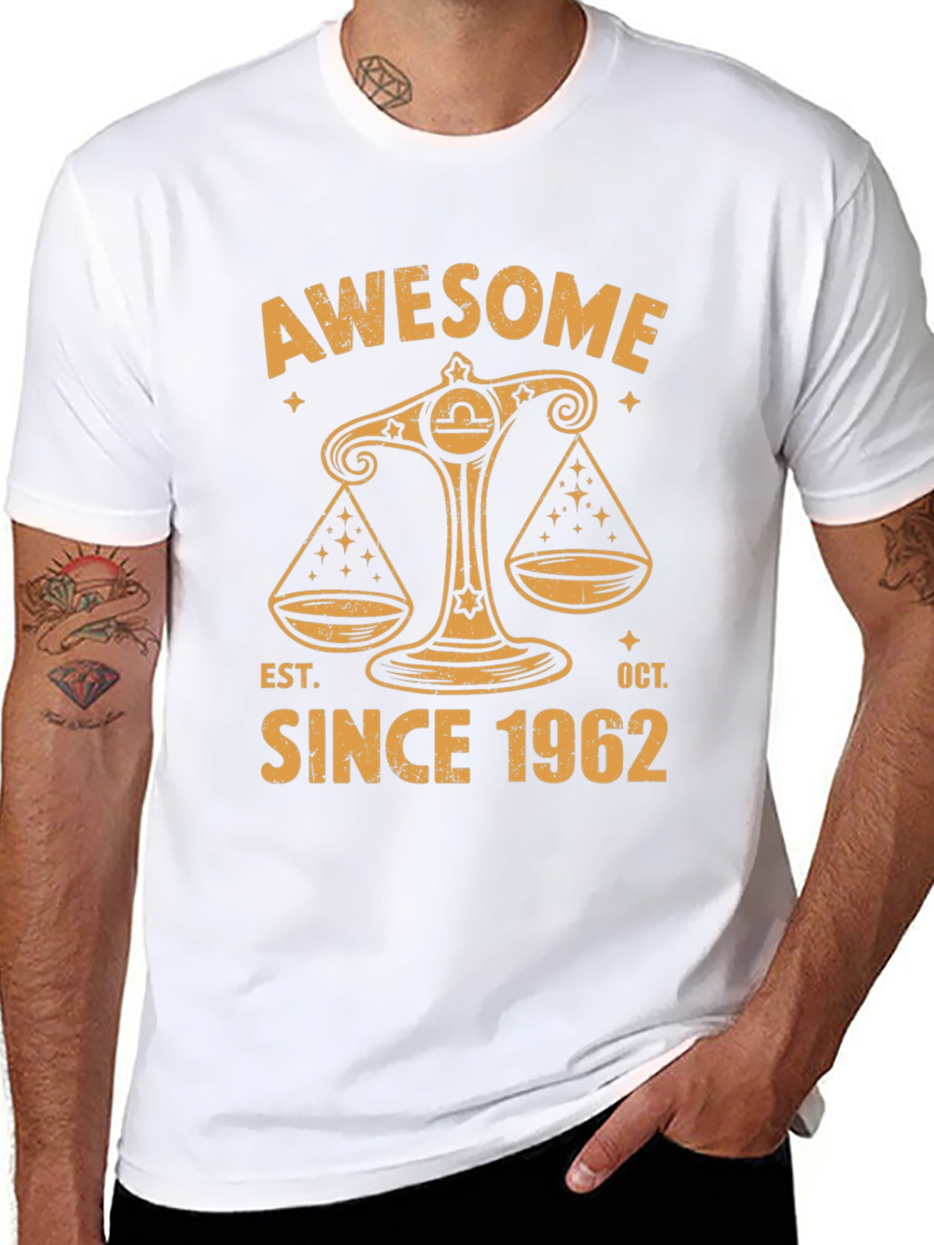 Awesome Since 1962 Libra T-Shirt