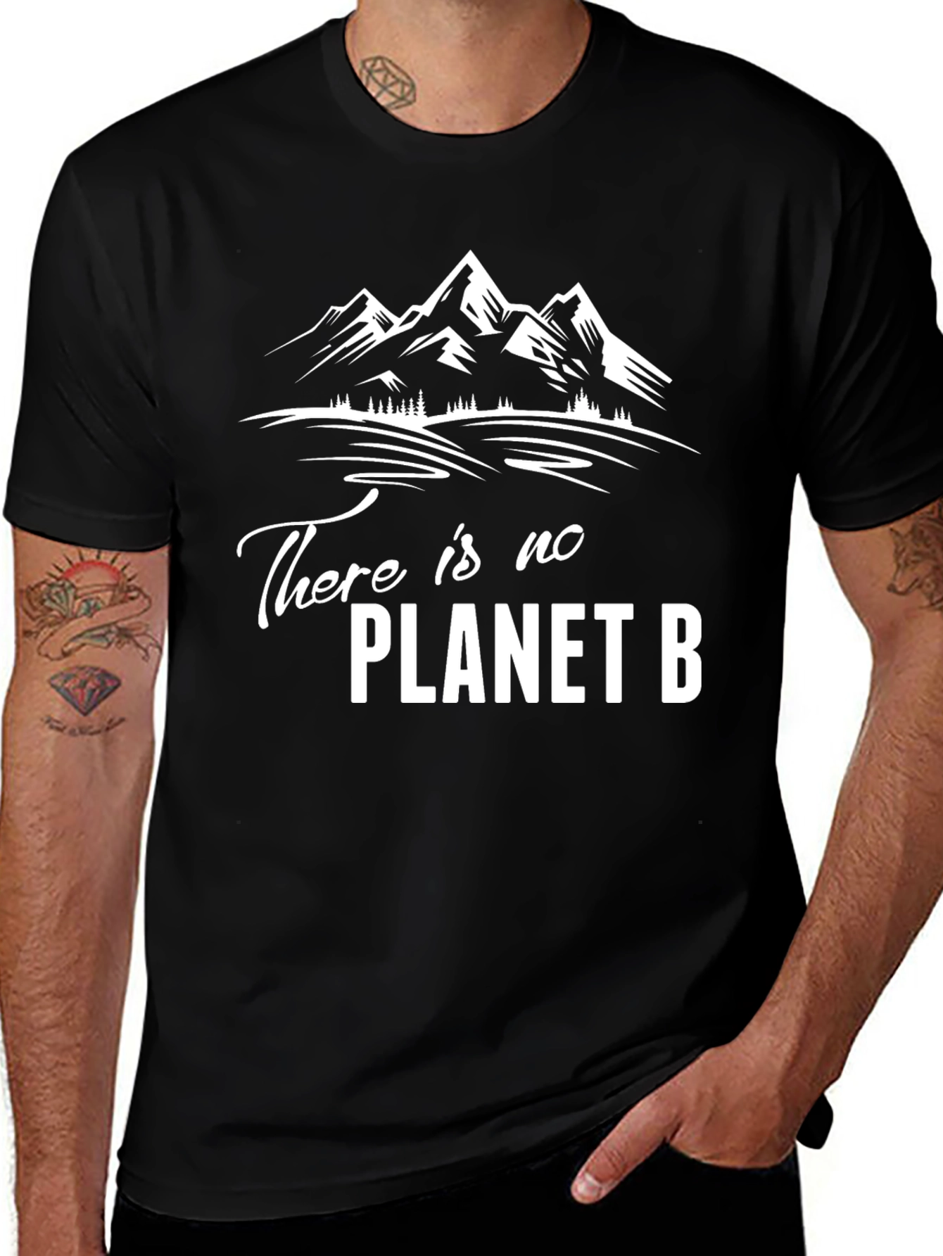 Planet B Graphic Tee - Eco-Friendly Slogan T-Shirt