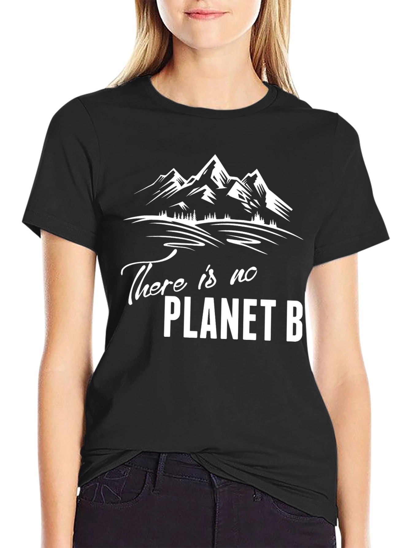 Planet B Graphic Tee - Eco-Friendly Slogan T-Shirt