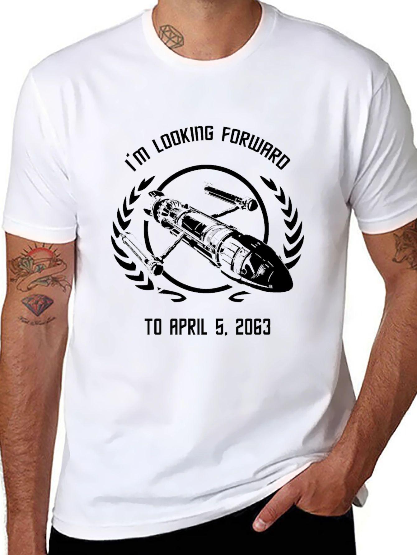 Looking Forward to April 5 2063 T-Shirt