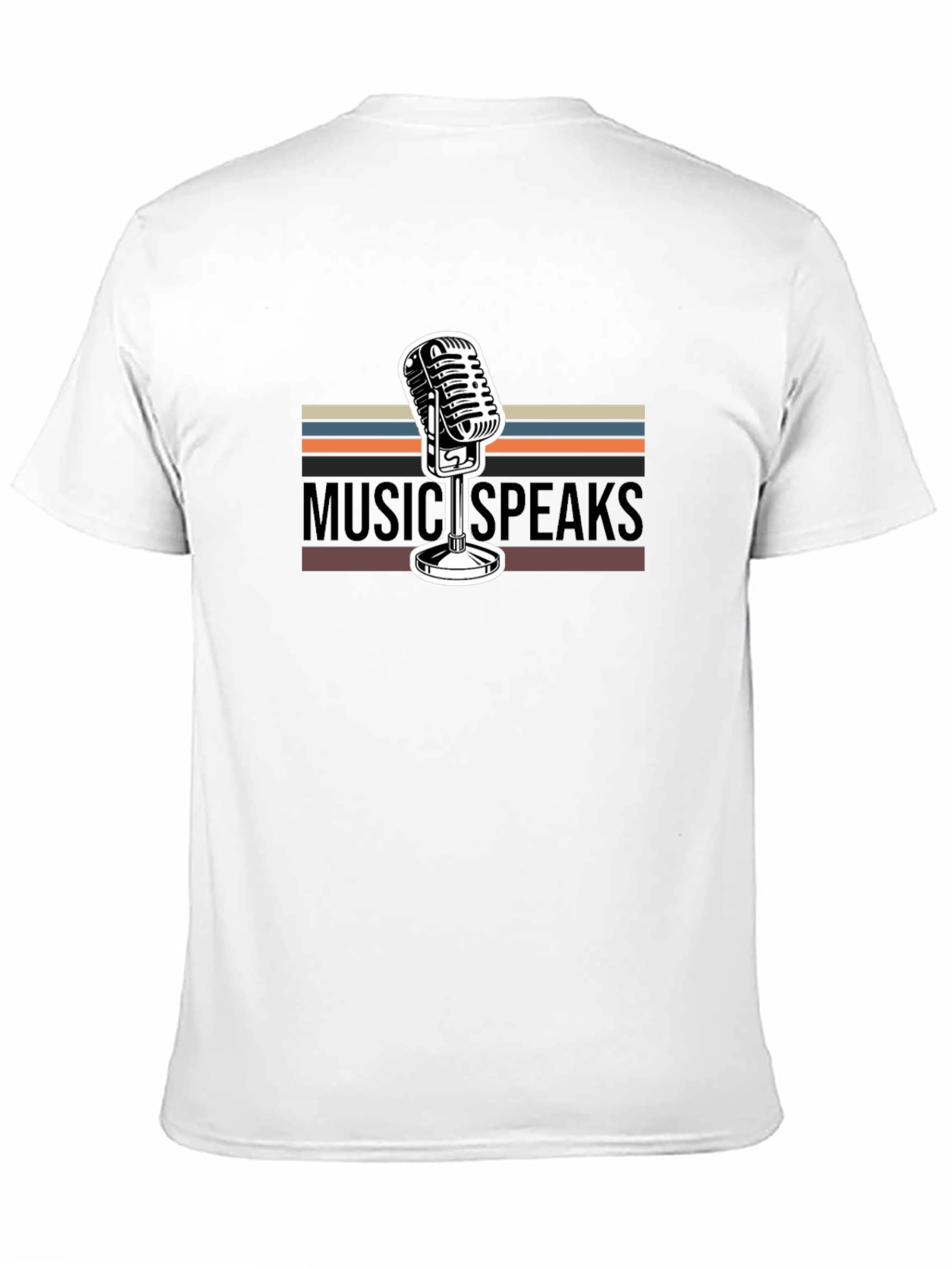 Music Speaks Graphic Tee - Retro Style