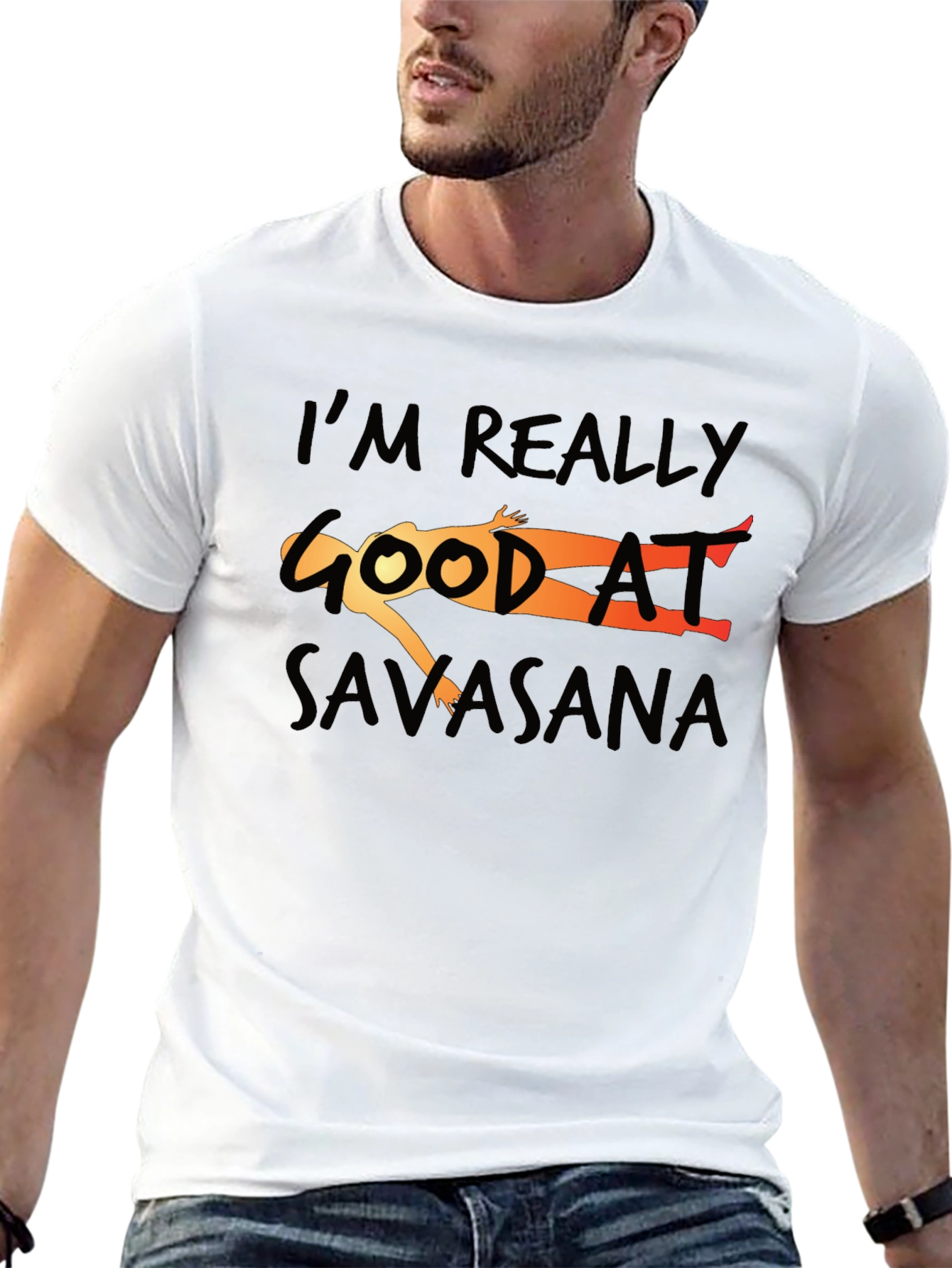 Savasana Yoga T-Shirt - Im Really Good At...