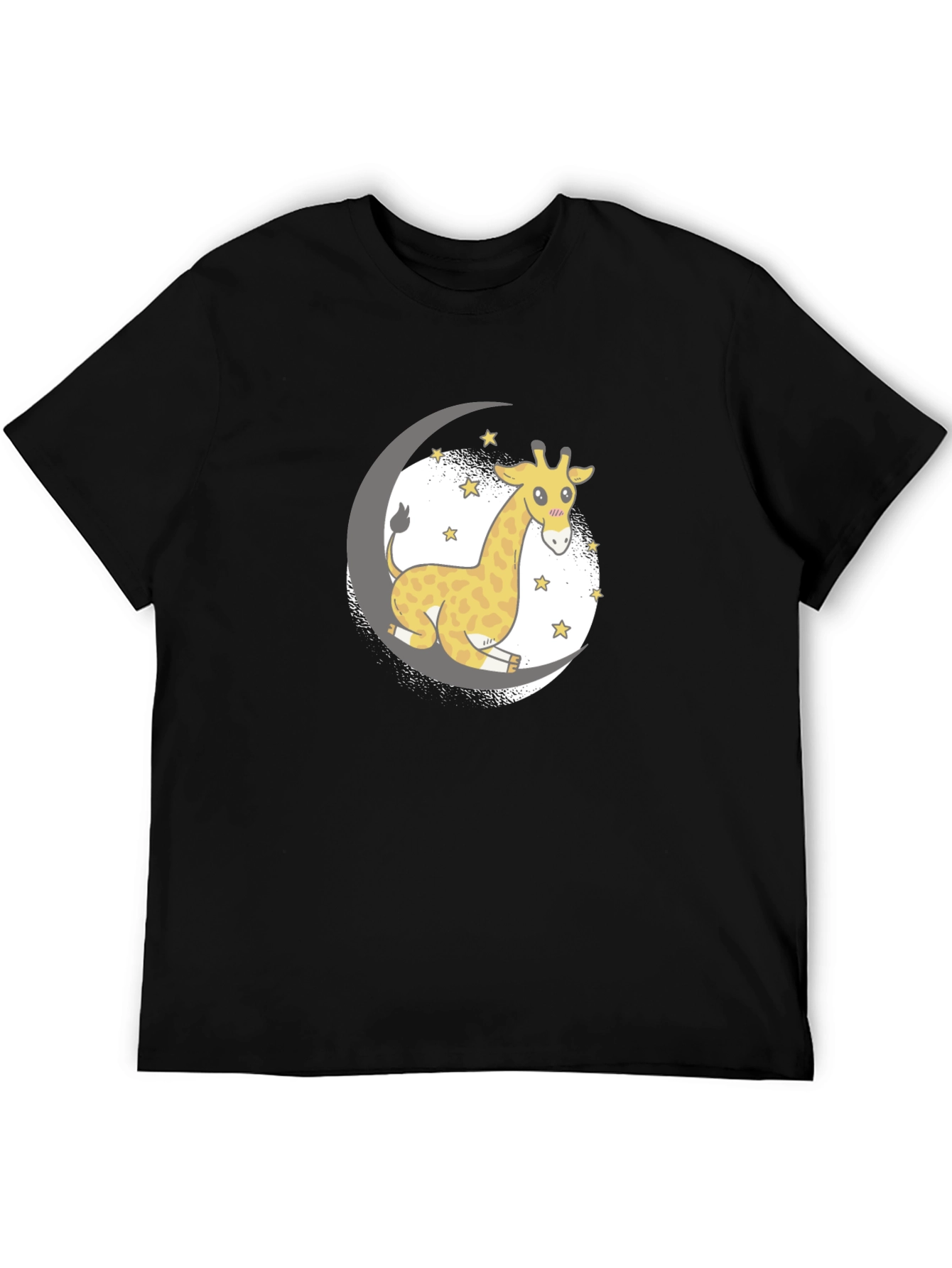 Cute Giraffe on Moon T-Shirt