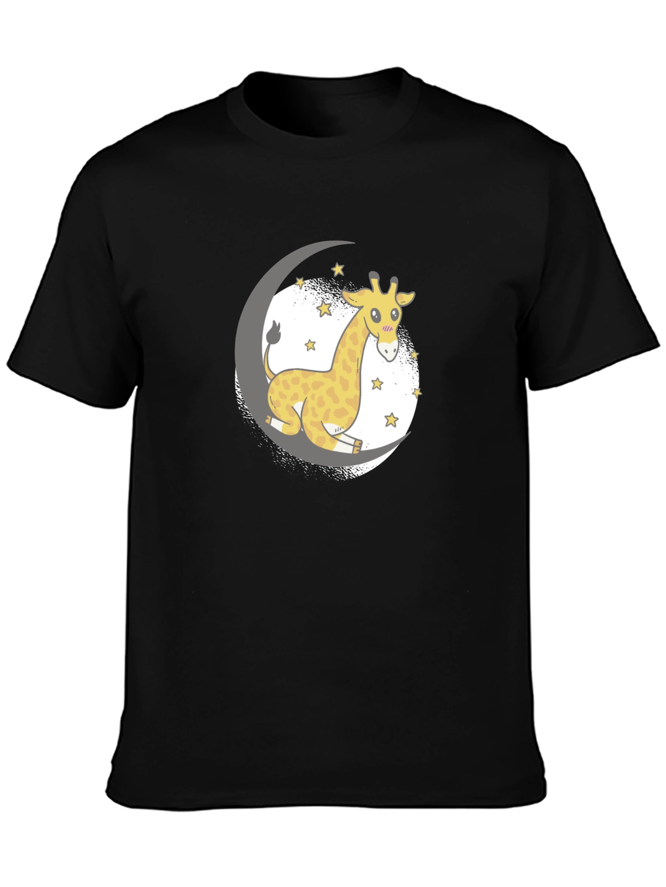 Cute Giraffe on Moon T-Shirt
