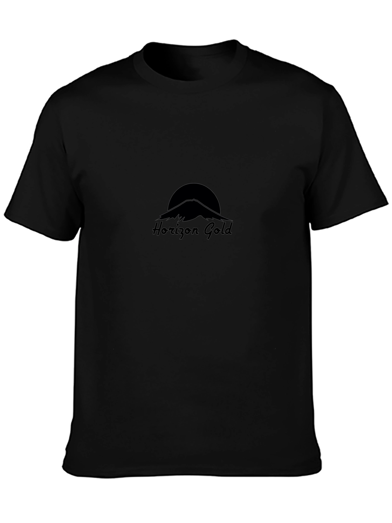 Horizon Gold Black Graphic T-Shirt