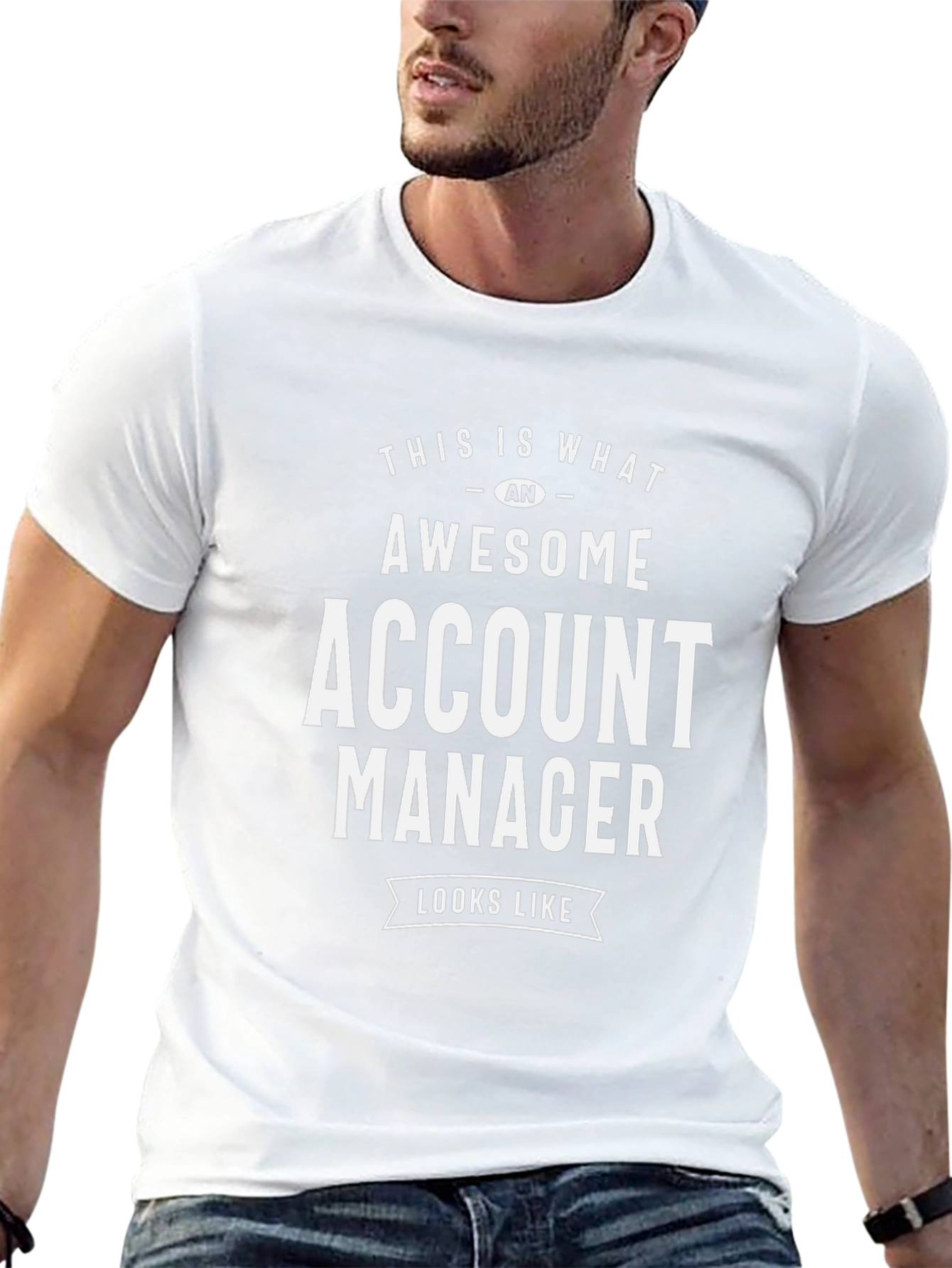 Awesome Account Manager Graphic Tee - Black Cotton T-Shirt