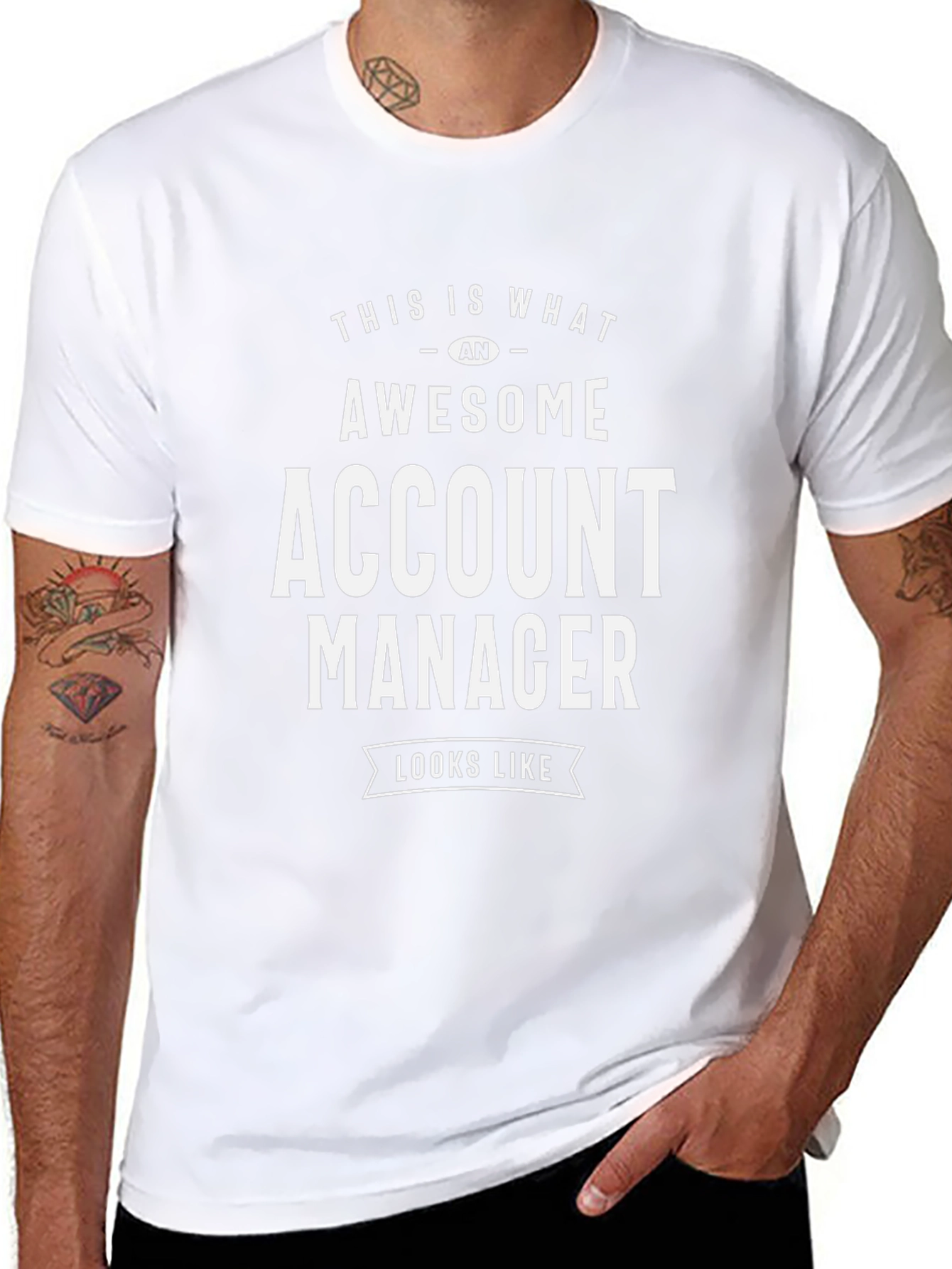 Awesome Account Manager Graphic Tee - Black Cotton T-Shirt