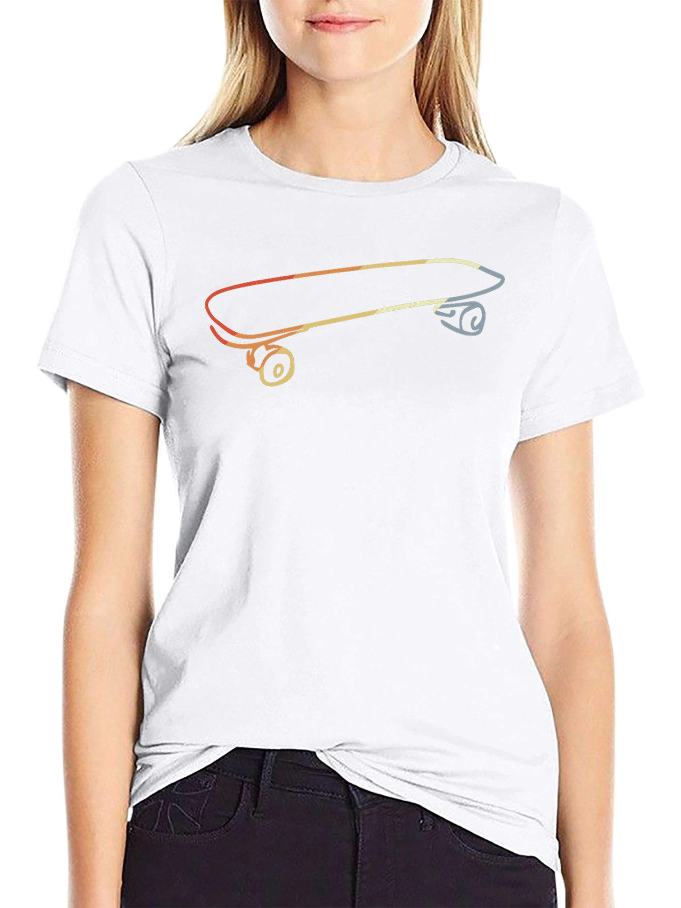 Skateboard Graphic Tee - Cool Casual Style
