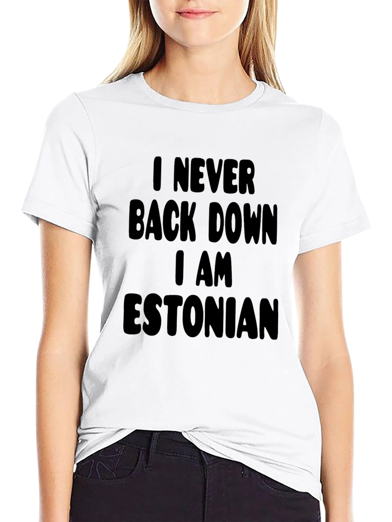 Never Back Down Estonian Pride T-Shirt