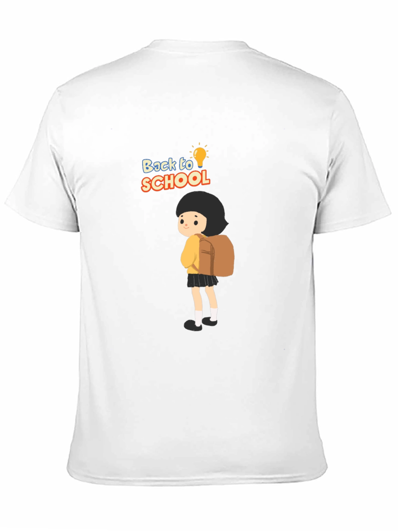 Back to School Black Graphic T-Shirt