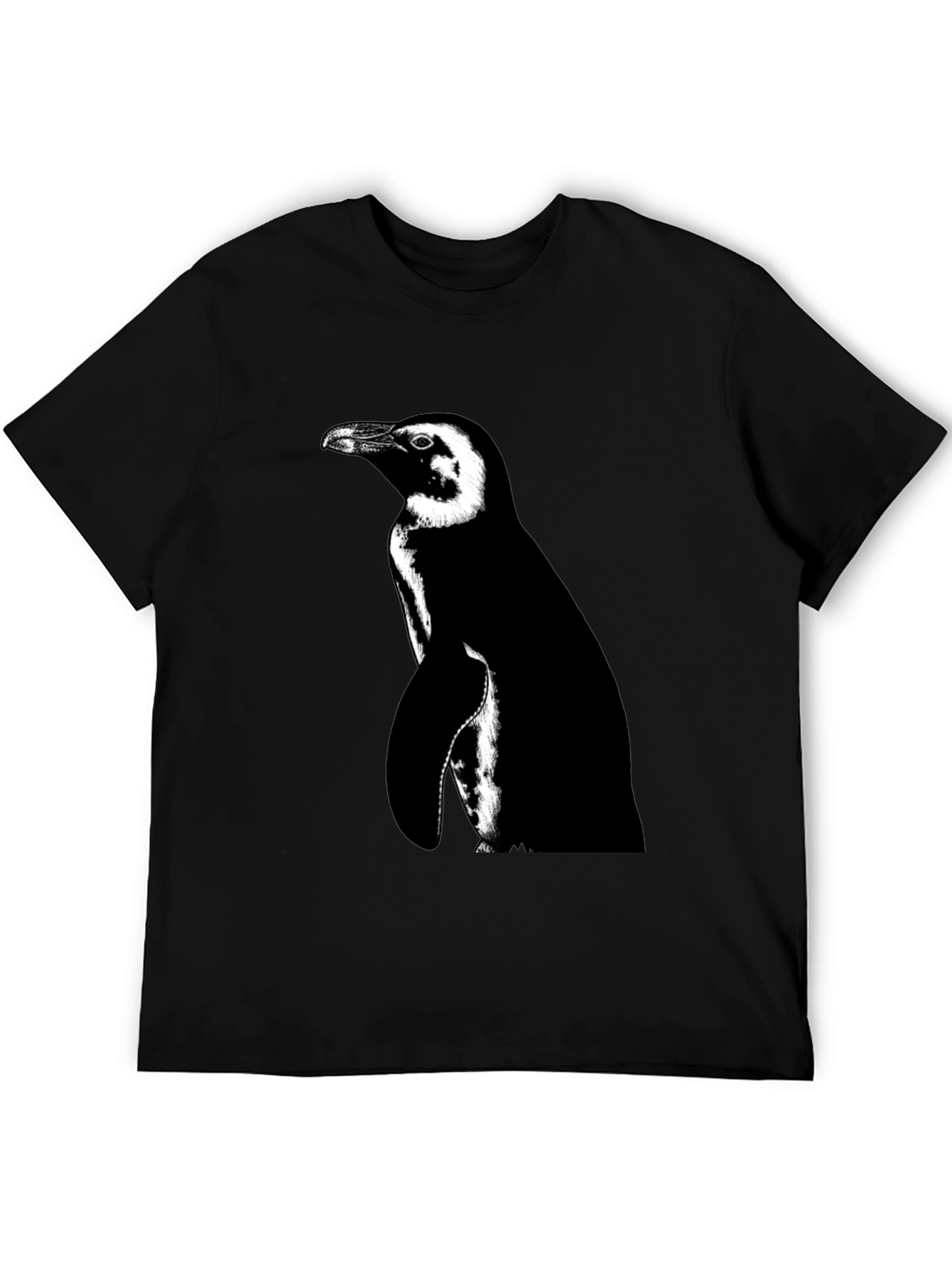 Penguin Graphic Black T-Shirt - Stylish Casual Wear