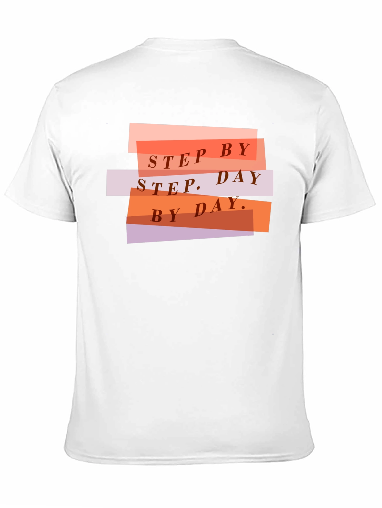 Step by Step Graphic T-Shirt - Black Casual Tee