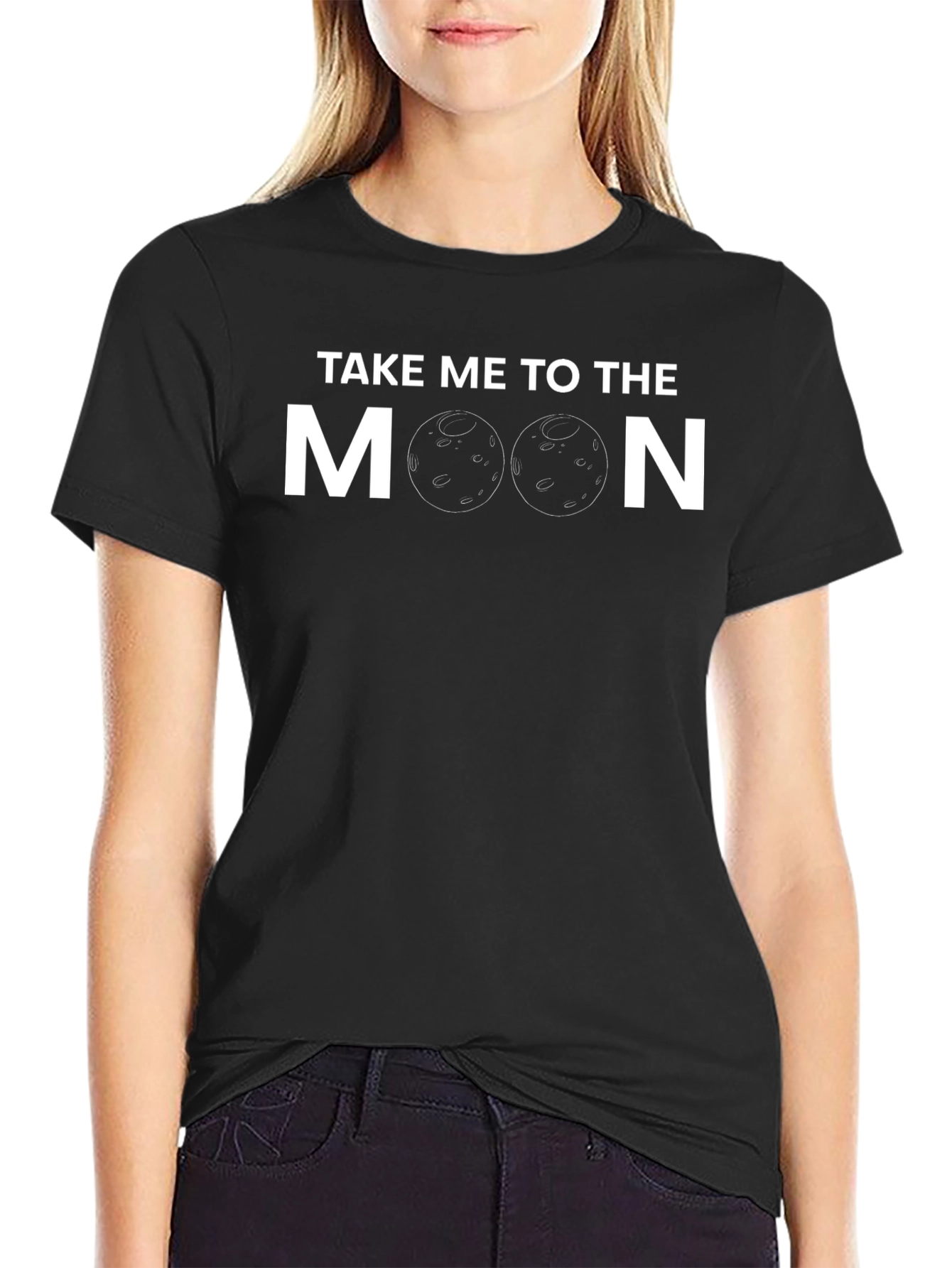 Take Me To The Moon Novelty Graphic T-Shirt