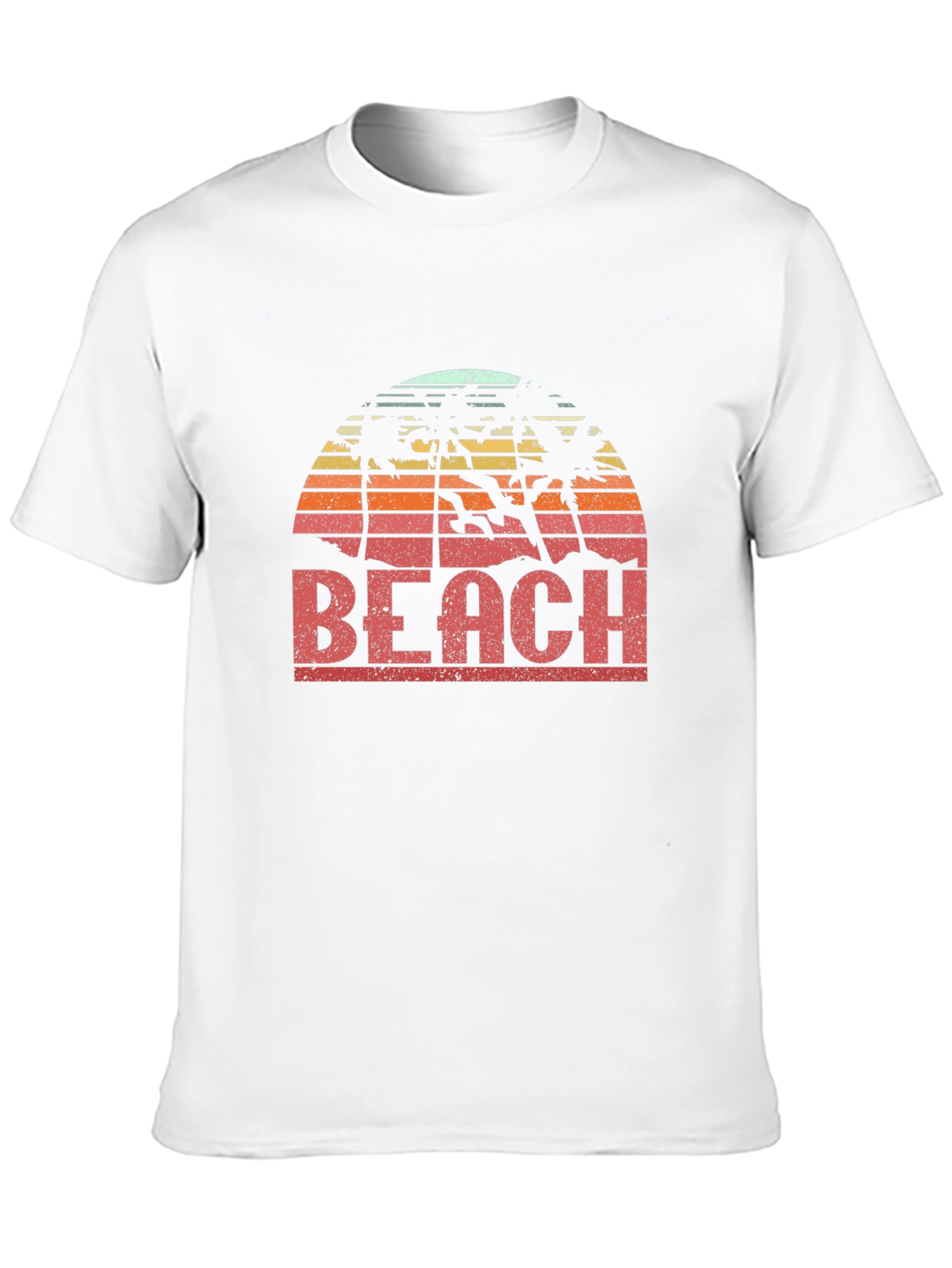 Retro Beach Sunset Graphic T-Shirt