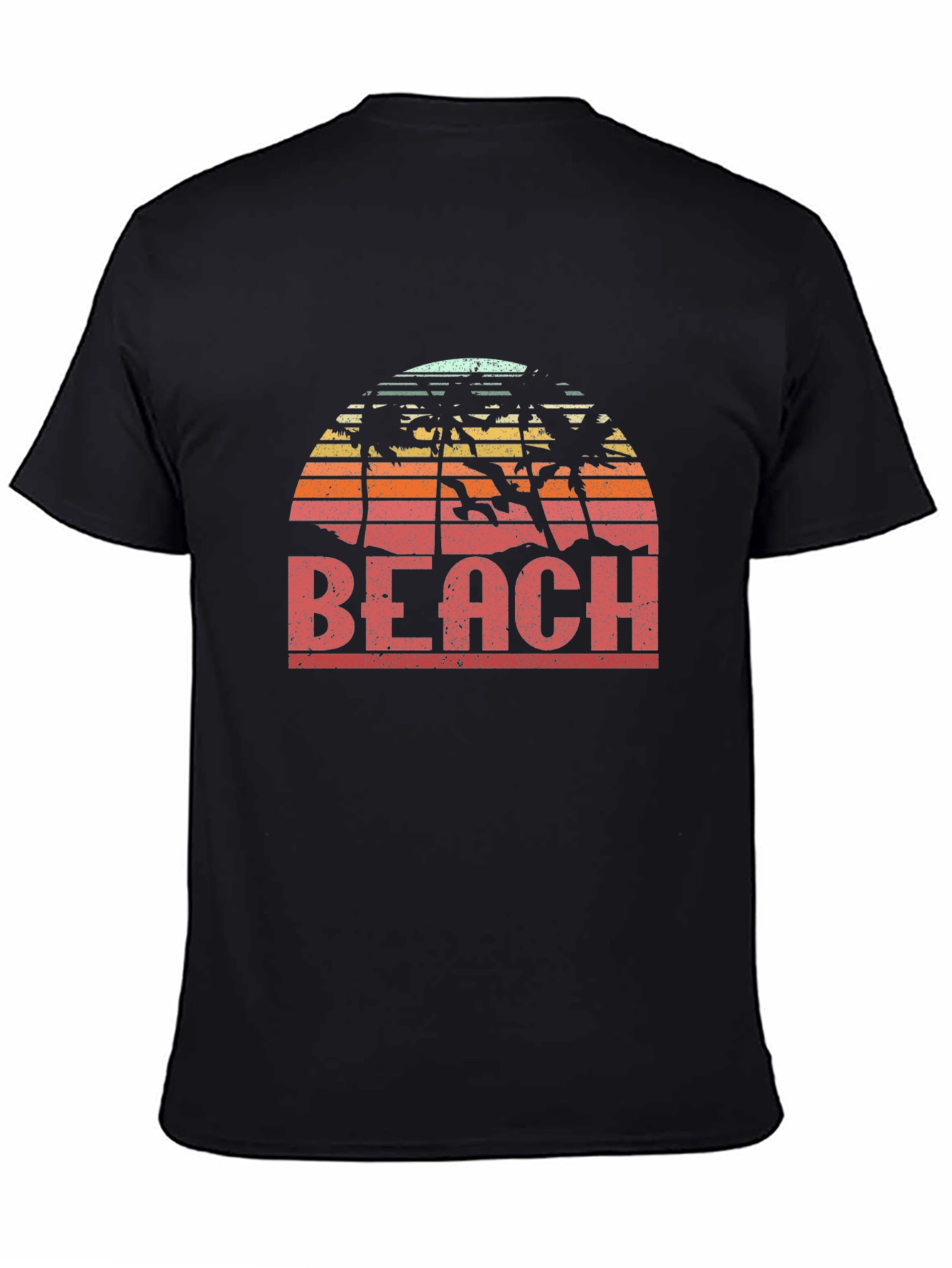 Retro Beach Sunset Graphic T-Shirt
