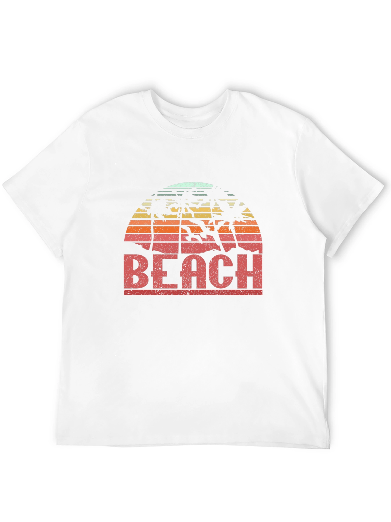 Retro Beach Sunset Graphic T-Shirt