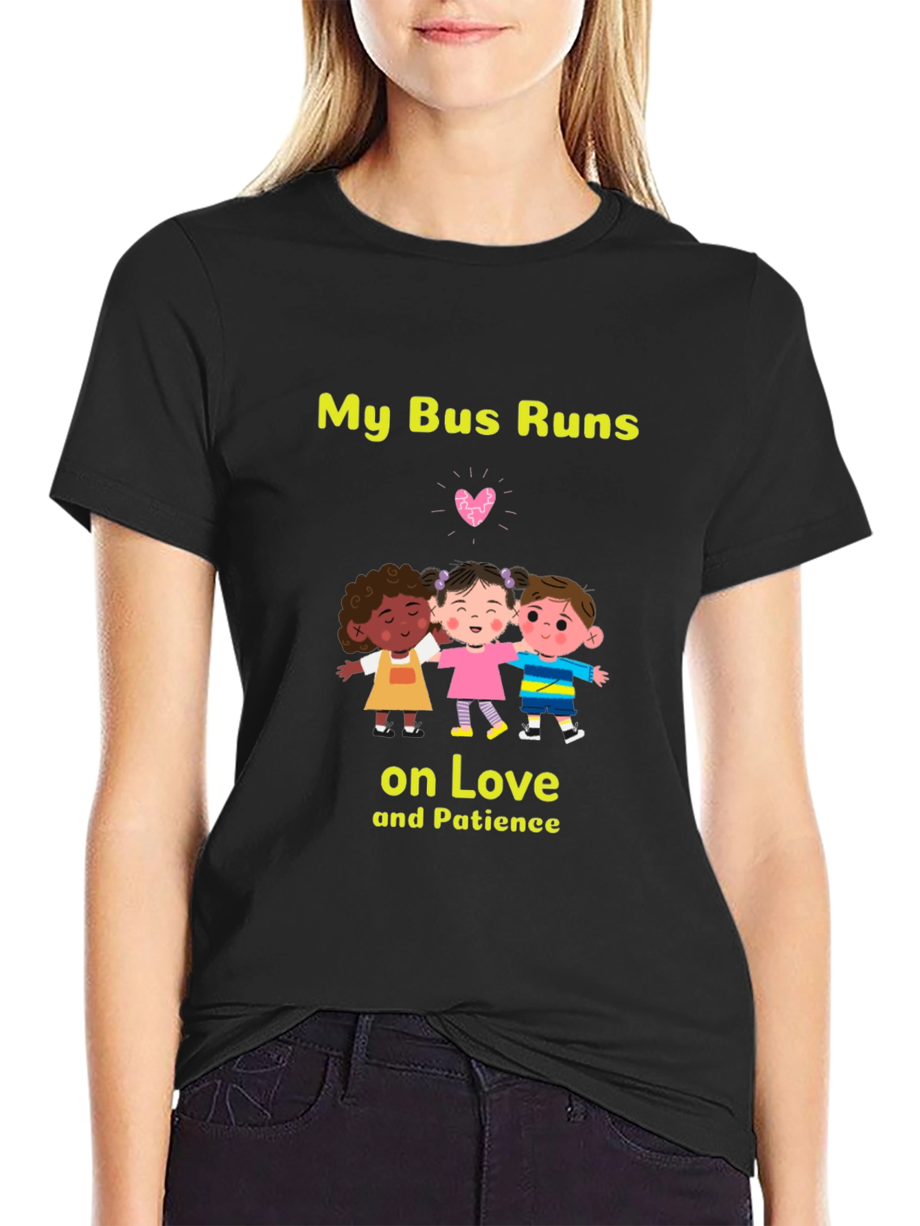 My Bus Runs on Love T-Shirt